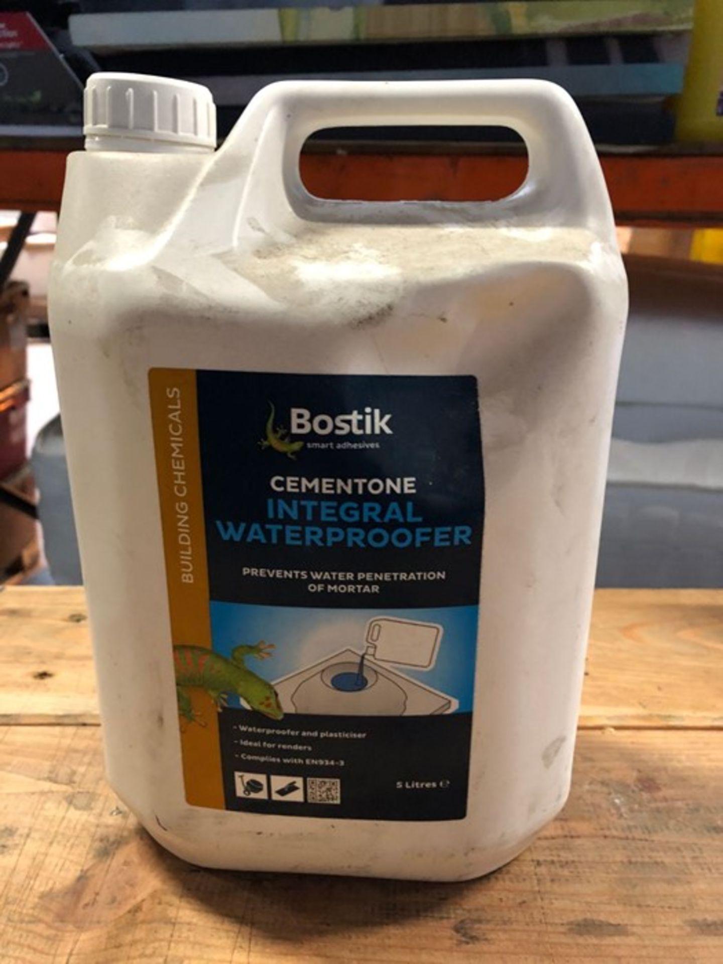 3 X 5L BOTTLES BOSTIK CEMENTONE INTEGRAL WATERPROOFER