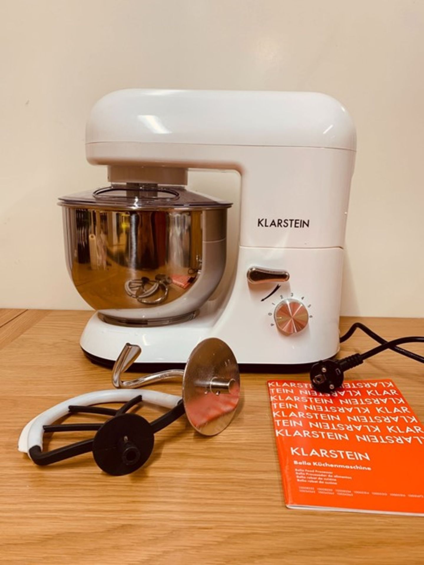 KLARNSTEIN BELLA MORENA STAND MIXER / RRP £110.00 / CONDITION REPORT: BOXED AND UNTESTED CUSTOMER