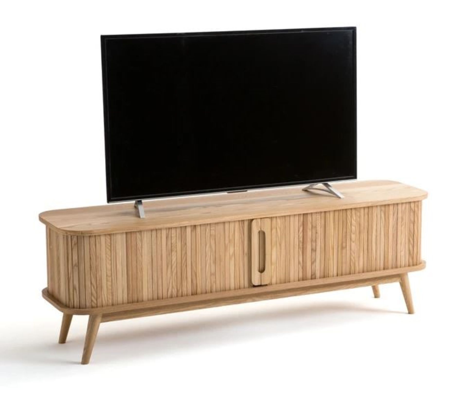 LA REDOUTE WAPONG TV STAND WITH SLIDING DOORS