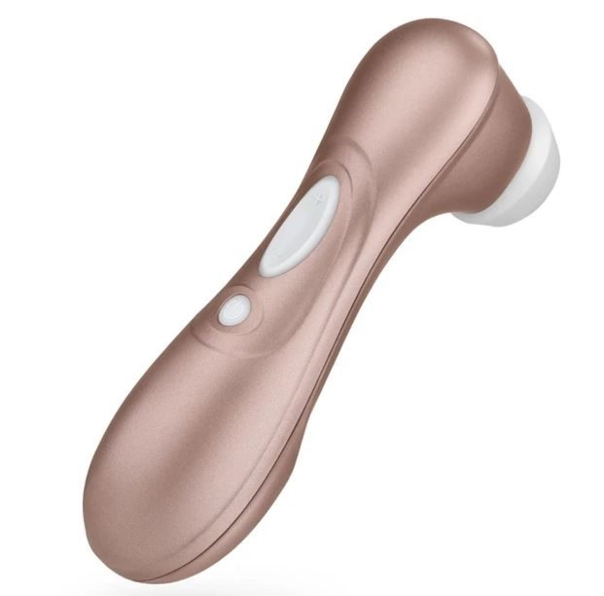 1 X SATISFYER PRO 2 CLITORAL STIMULATOR IN GOLDEN PINK / RRP £80.00 / AS NEW UNOPENED