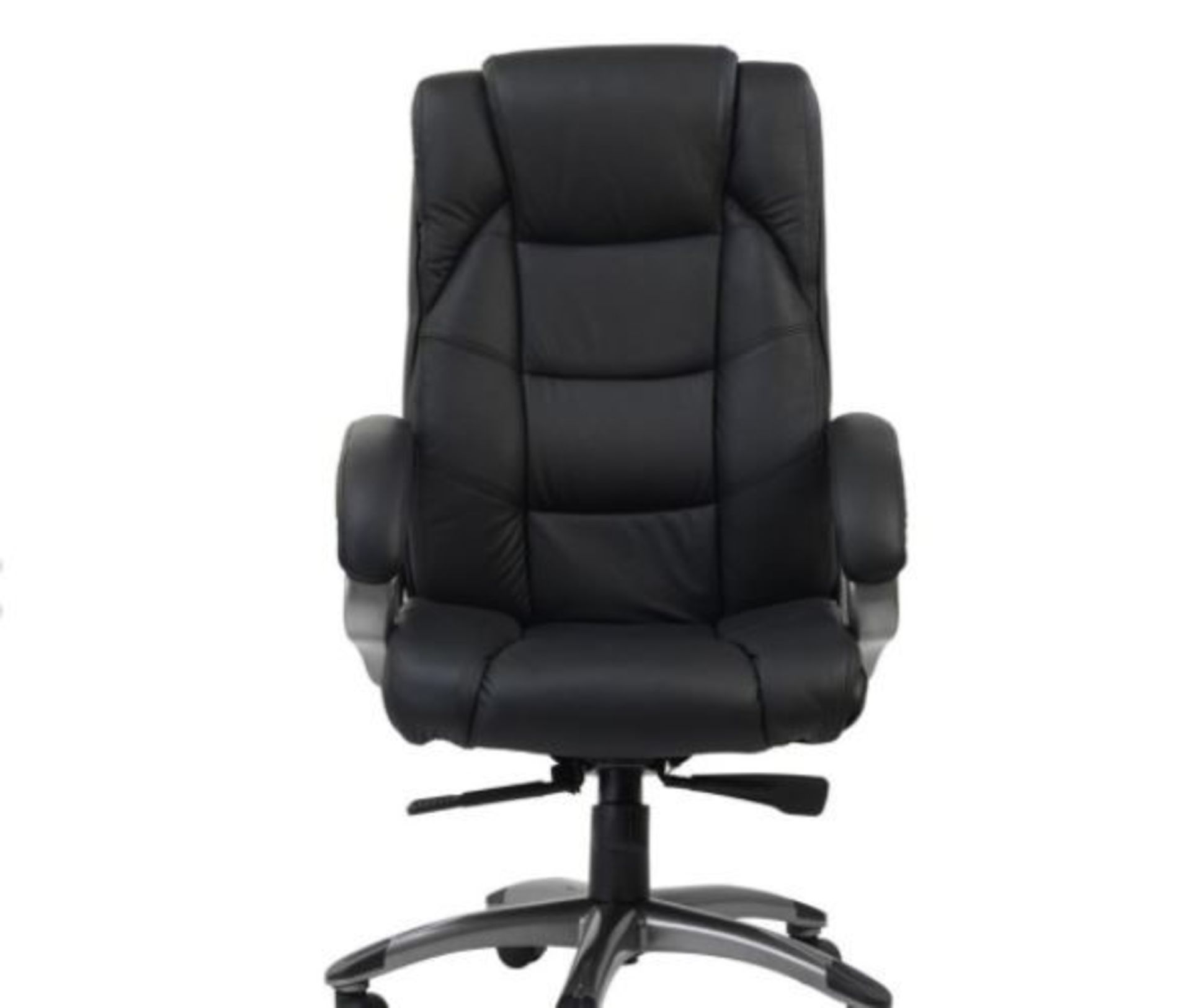 ONE LOT TO CONTAIN AN ALPHASON AOC6332-L-BK EXECUTIVE OFFICE CHAIR IN BLACK / GRADE A / RRP £279.99
