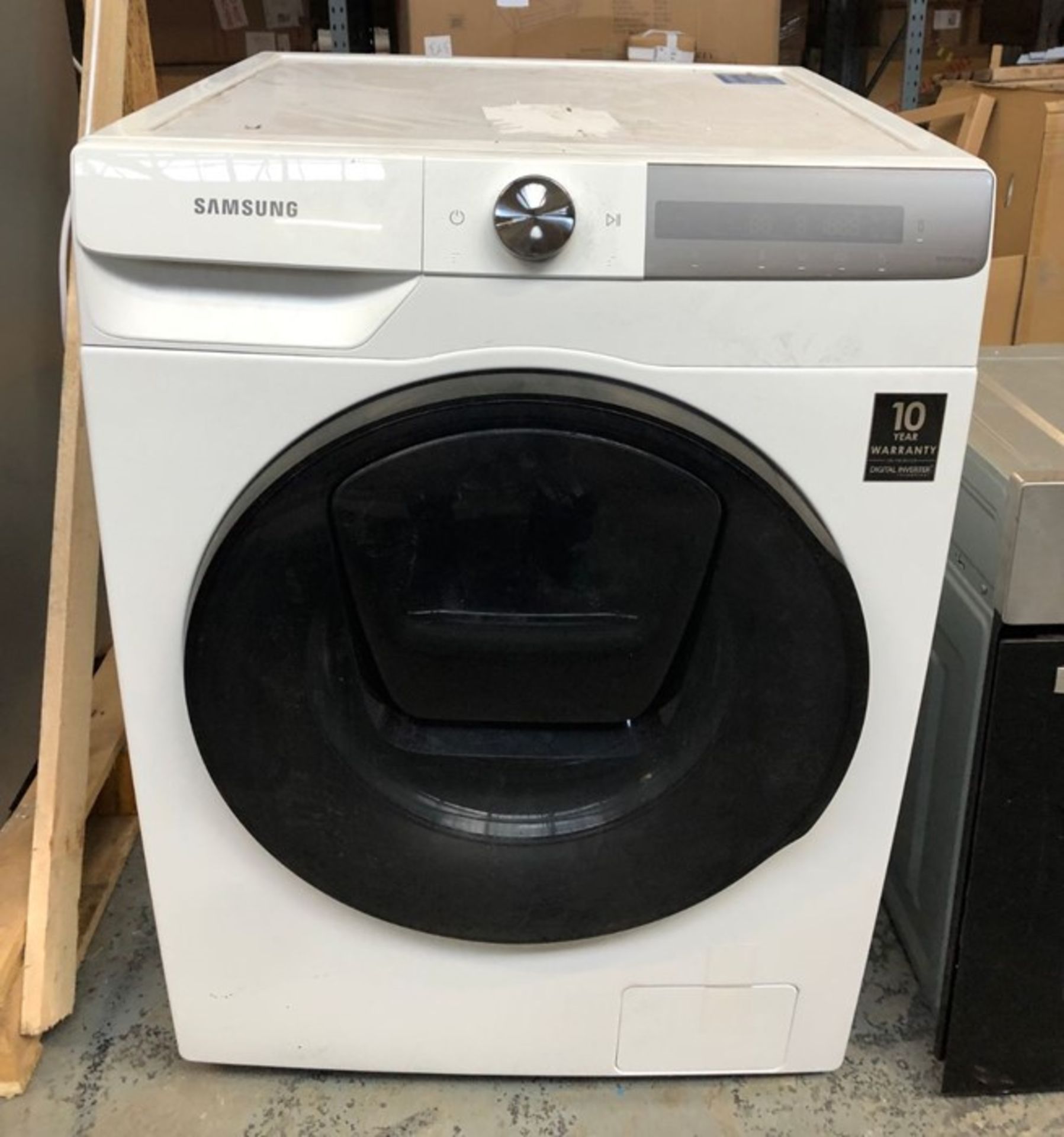 SAMSUNG FREESTANDING WASHING MACHINE - WW80T854DBH/S1 / RRP £849.00 / CONDITION REPORT: UNTESTED