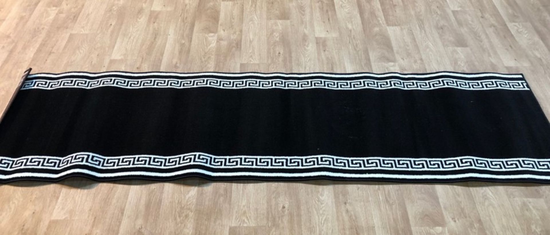 AFFONSO TUFTED BLACK HALLWAY RUNNER RUG / SIZE: 70 X 270CM BY WORLD MENAGERIE