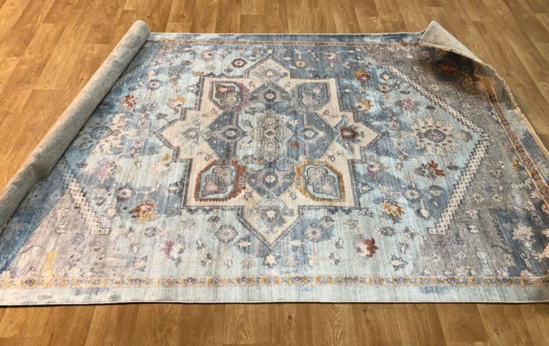 TIVOLI GROTE FLORAL BLUE RUG / SIZE: 160 X 240CM BY WELL WOVEN