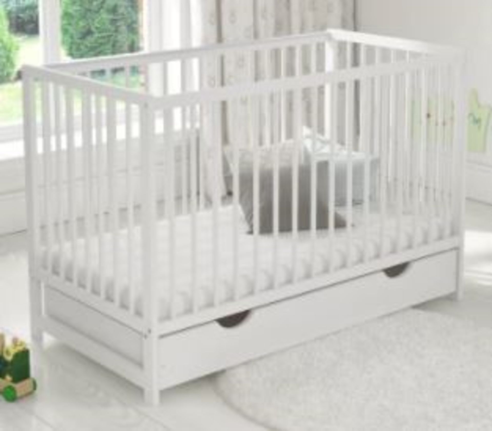 CROCKETT COT BED WITH MATTRESS