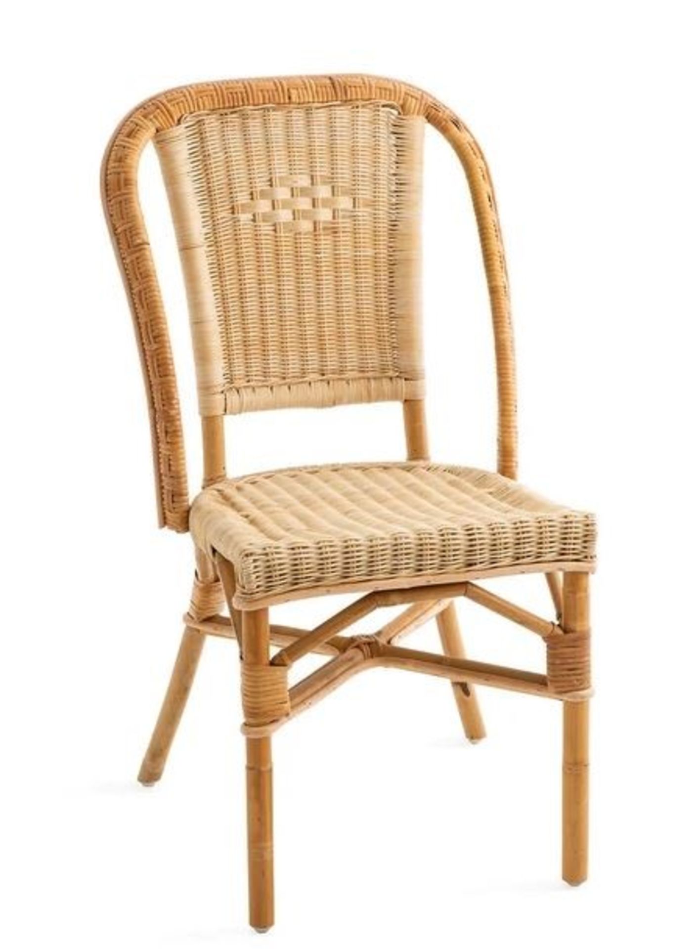 LA REDOUTE ALBERTINE, NATURAL RATTAN GARDEN CHAIR