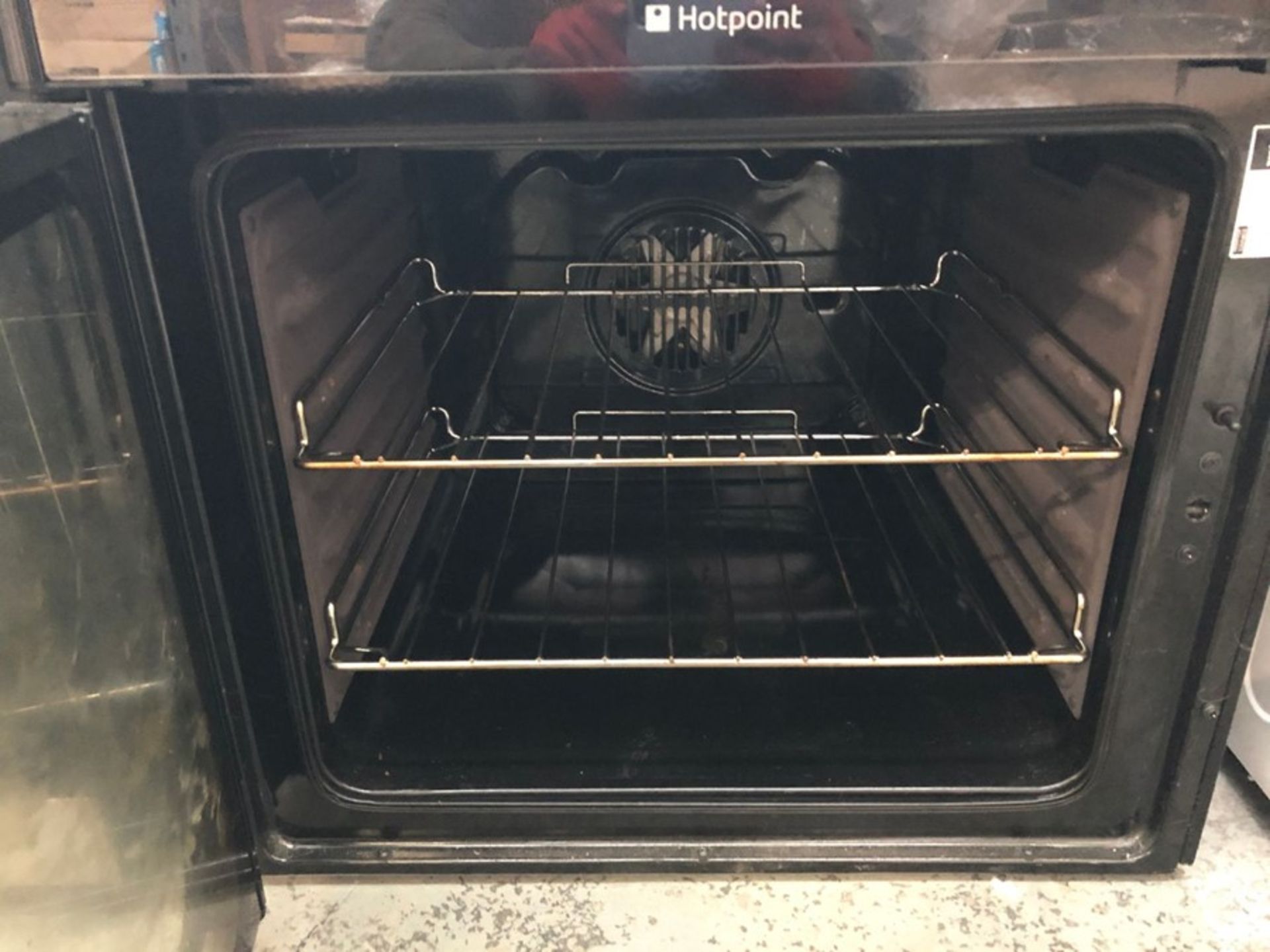 HOTPOINT HUI614 K DOUBLE ELECTRIC COOKER, BLACK - Image 3 of 4