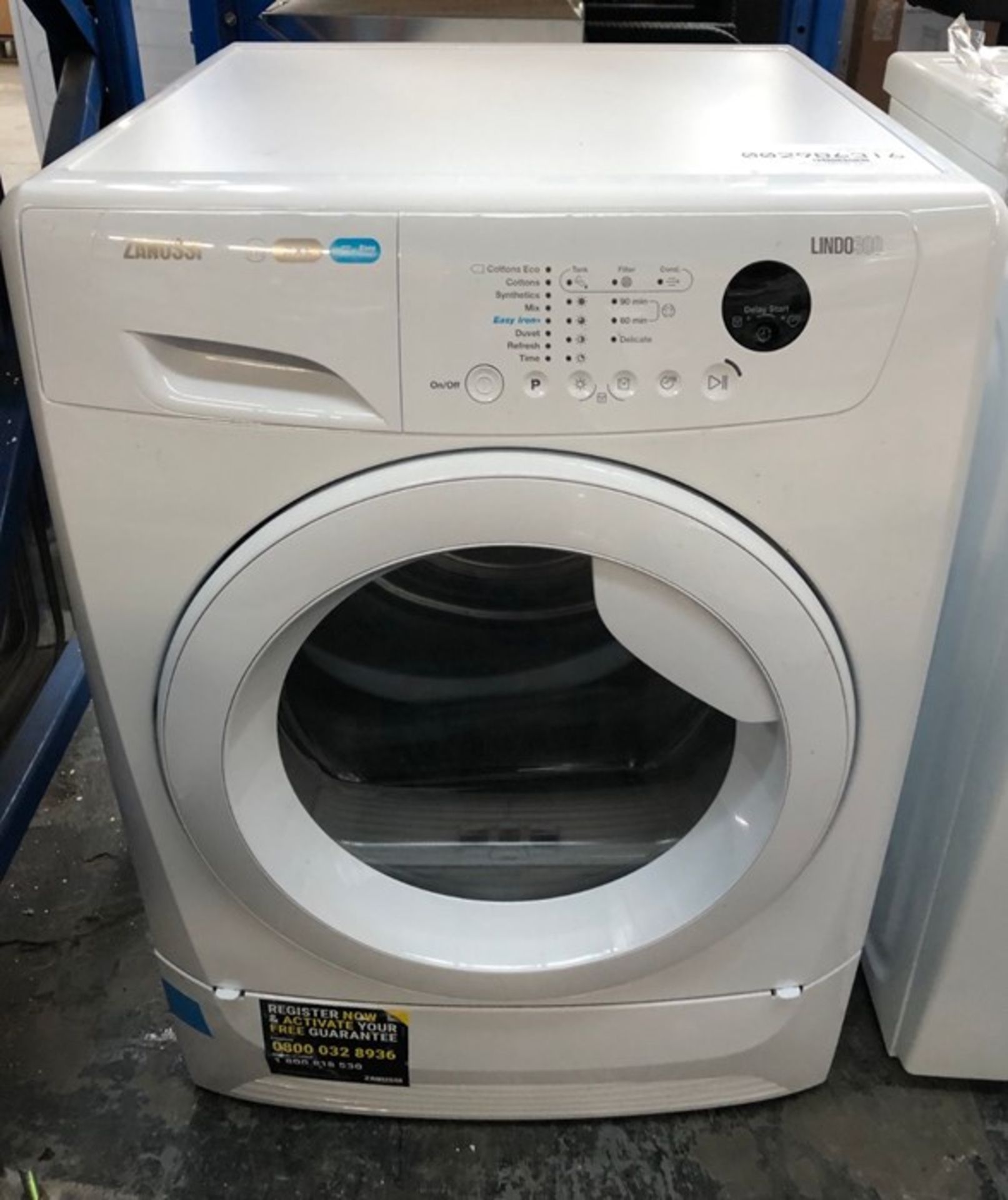 ZANUSSI ZDC8203WZ CONDENSER TUMBLE DRYER