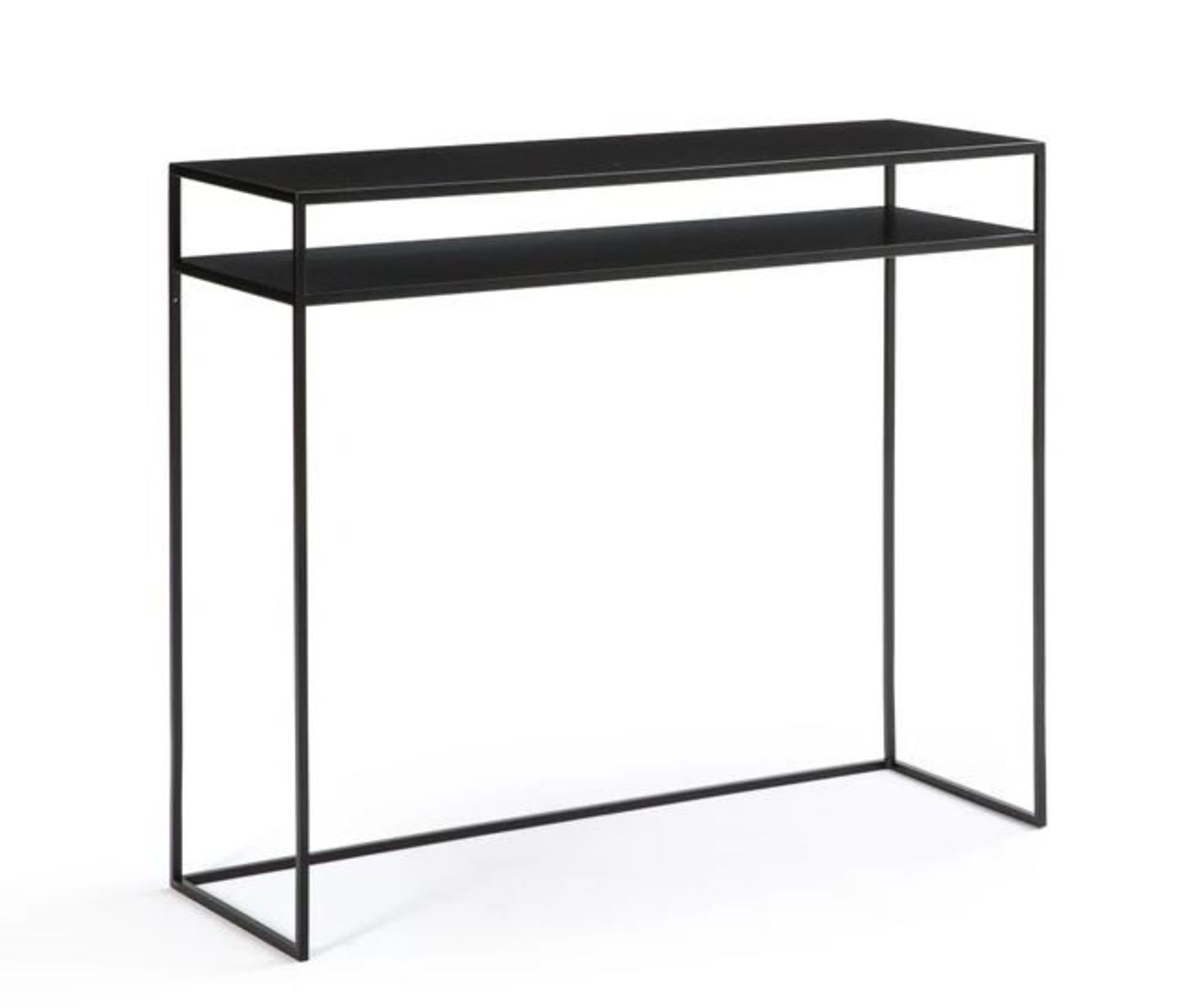 LA REDOUTE HIBA 2-TIER METAL CONSOLE