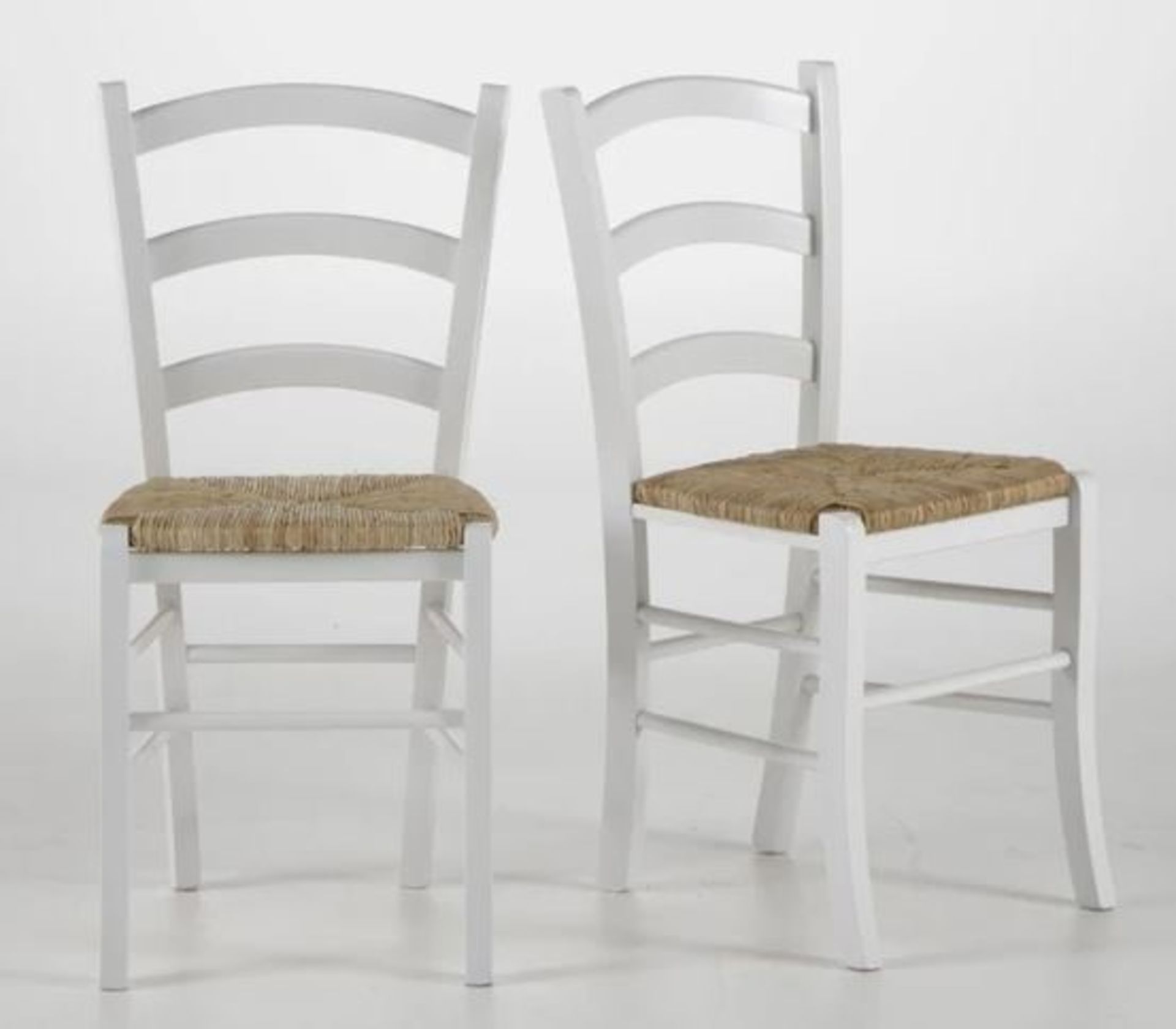 LA REDOUTE SET OF 2 PERRINE COUNTRY-STYLE CHAIRS