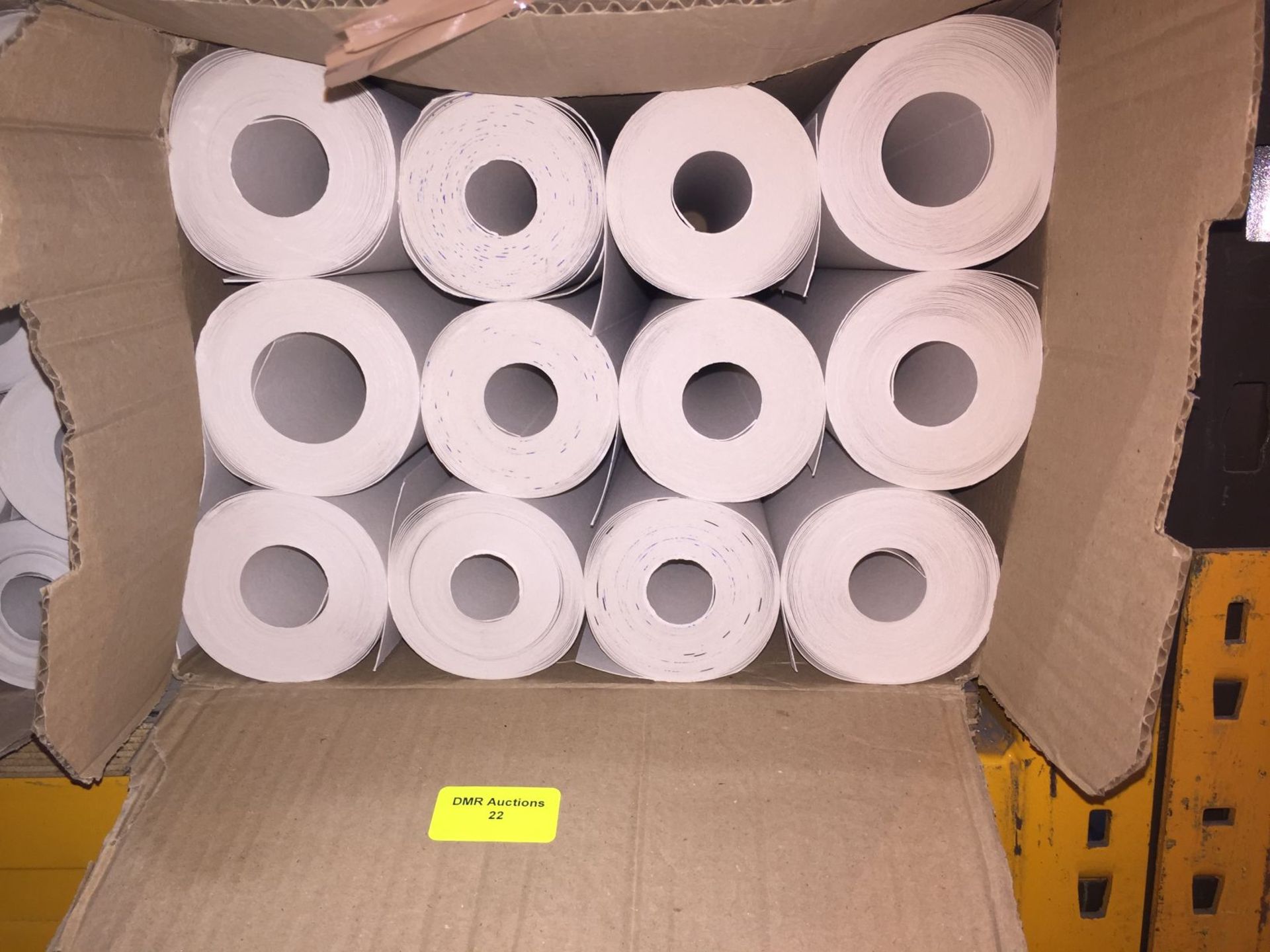 1 LOT TO CONTAIN A BOX OF LINING PAPER, THERE ARE 12 ROLLS IN THIS LOT, CONDITIONS VARY