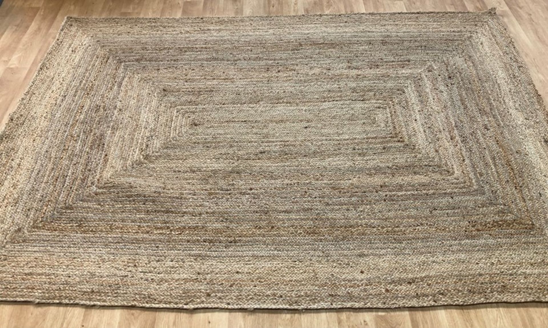 LA REDOUTE HEMPY RECTANGULAR JUTE RUG / SIZE: 200 X 290cm