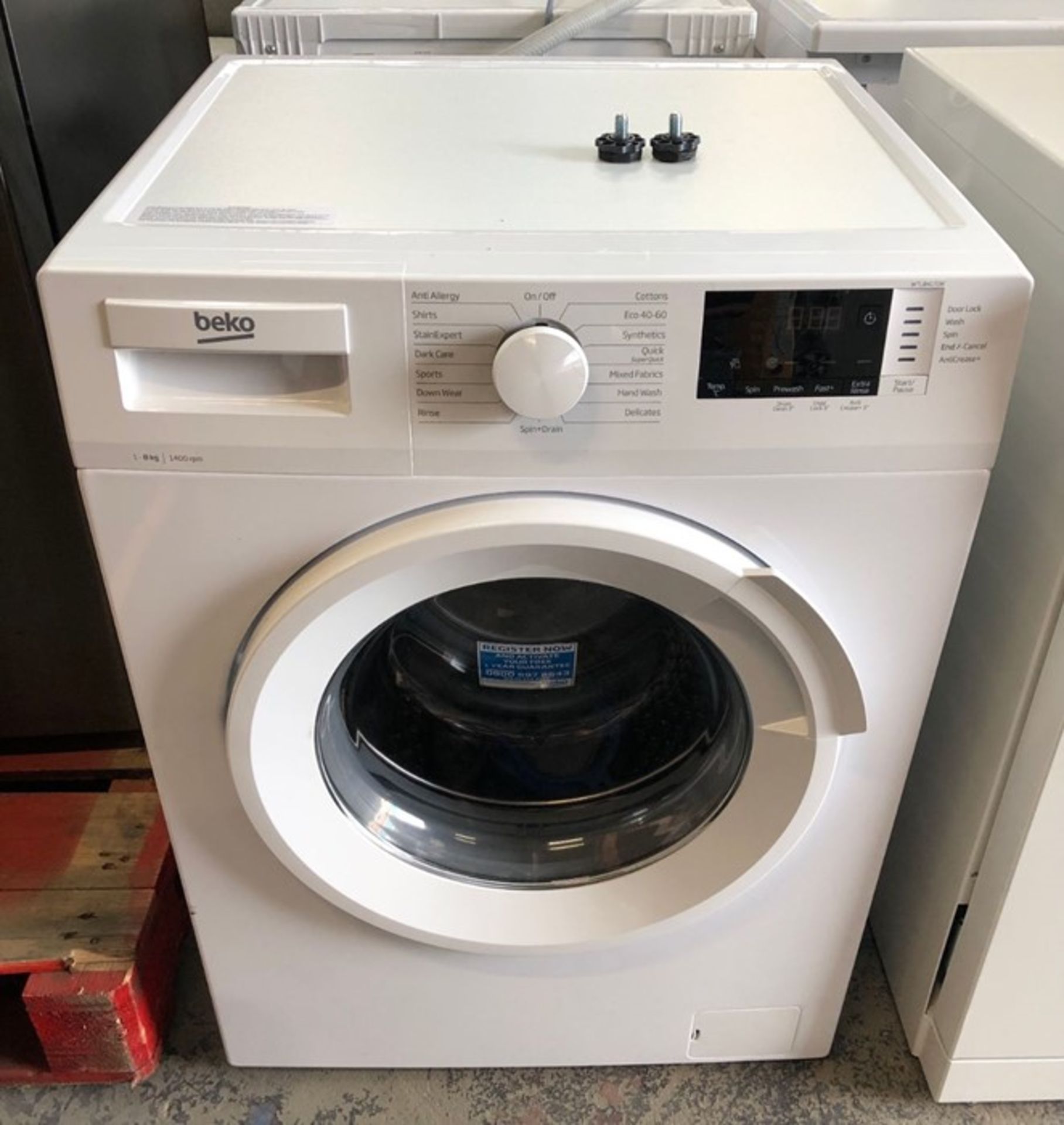 BEKO WTL84131W FREESTANDING WASHING MACHINE