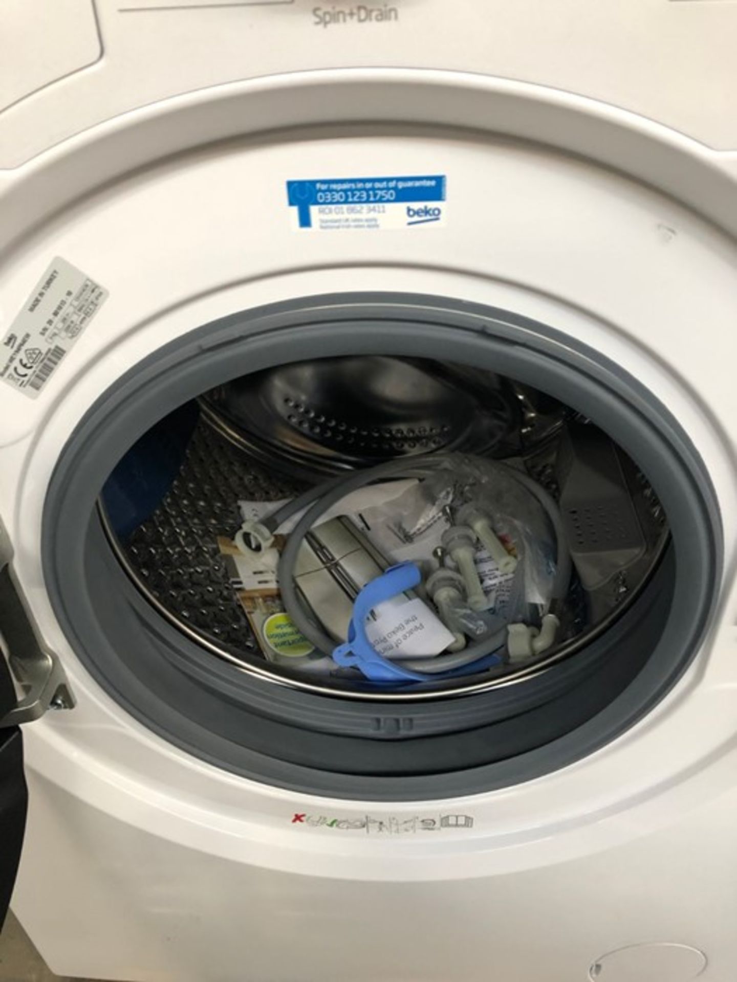 BEKO WEY94P64EW FREESTANDING WASHING MACHINE - Image 2 of 3