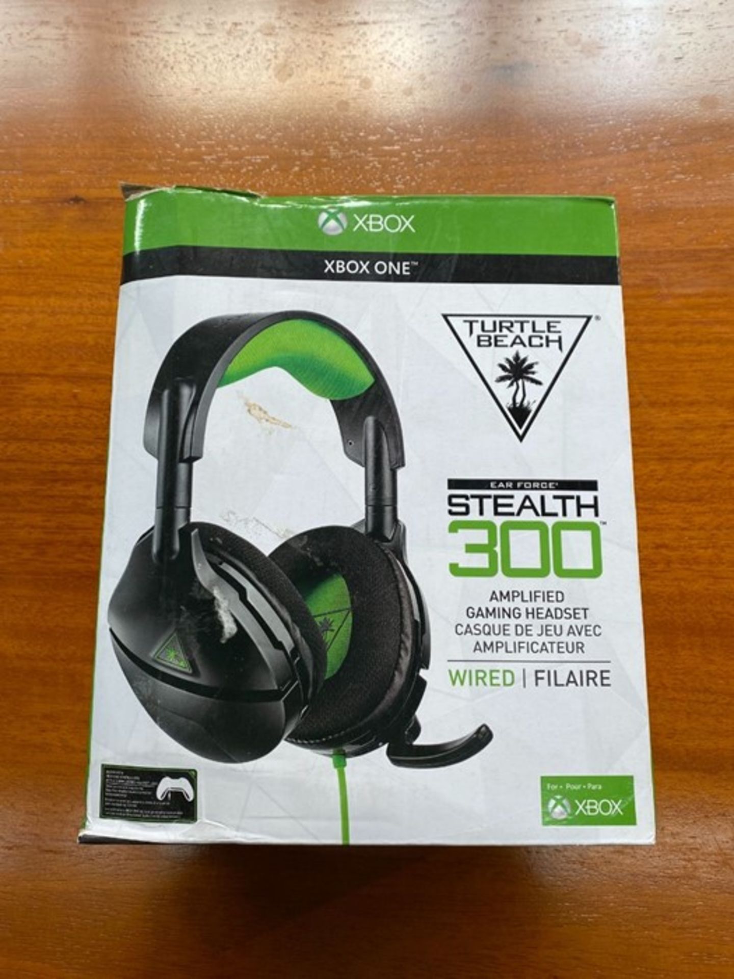 ONE LOT TO CONTAIN ONE BOXED XBOX ONE TURTLE BEACH STEALTH 300 HEADSET UNTESTED CUSOMER RETURNS