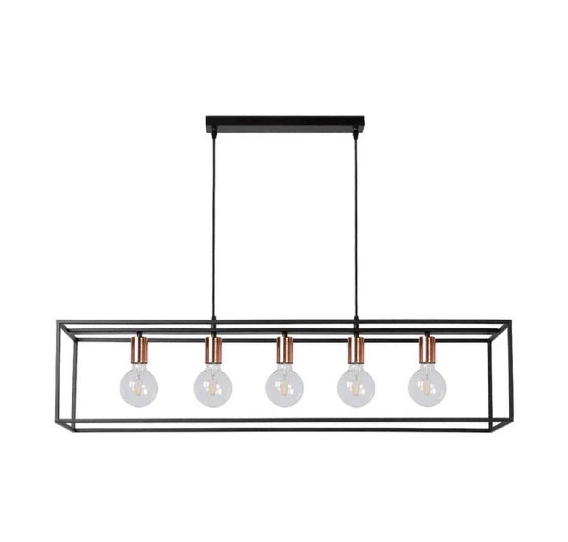 ARTHUR 5-LIGHT KITCHEN ISLAND PENDANT / BULBS NOT INCLUDED BY LUCIDE