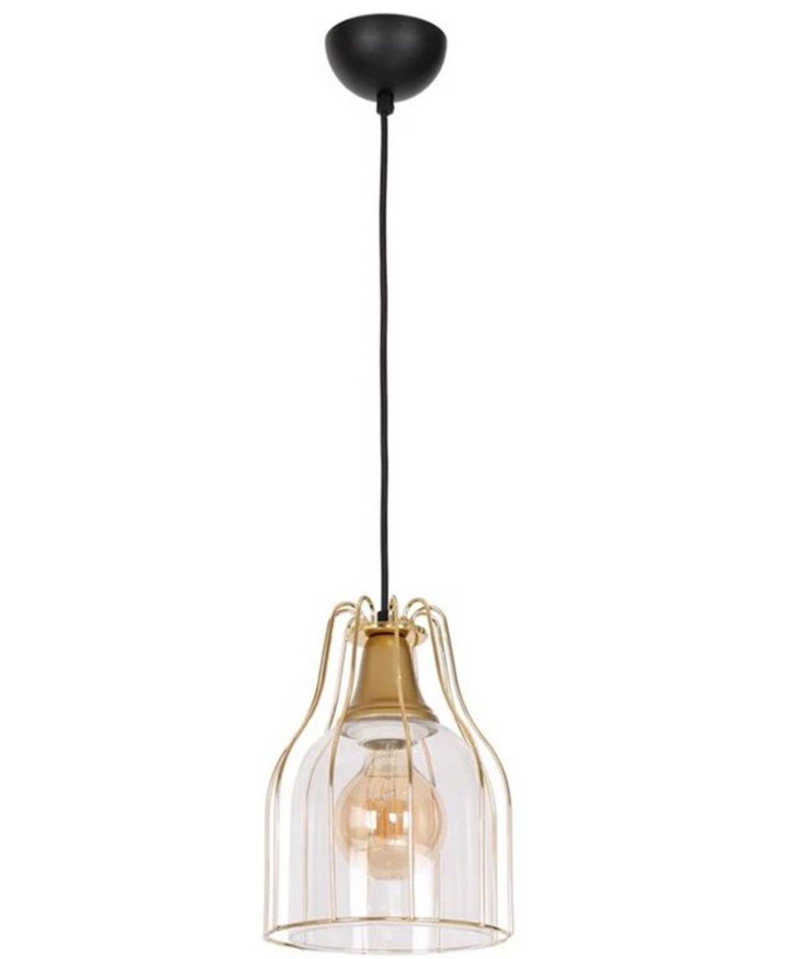 RAINES 1-LIGHT BELL PENDANT BY GEORGE OLIVER