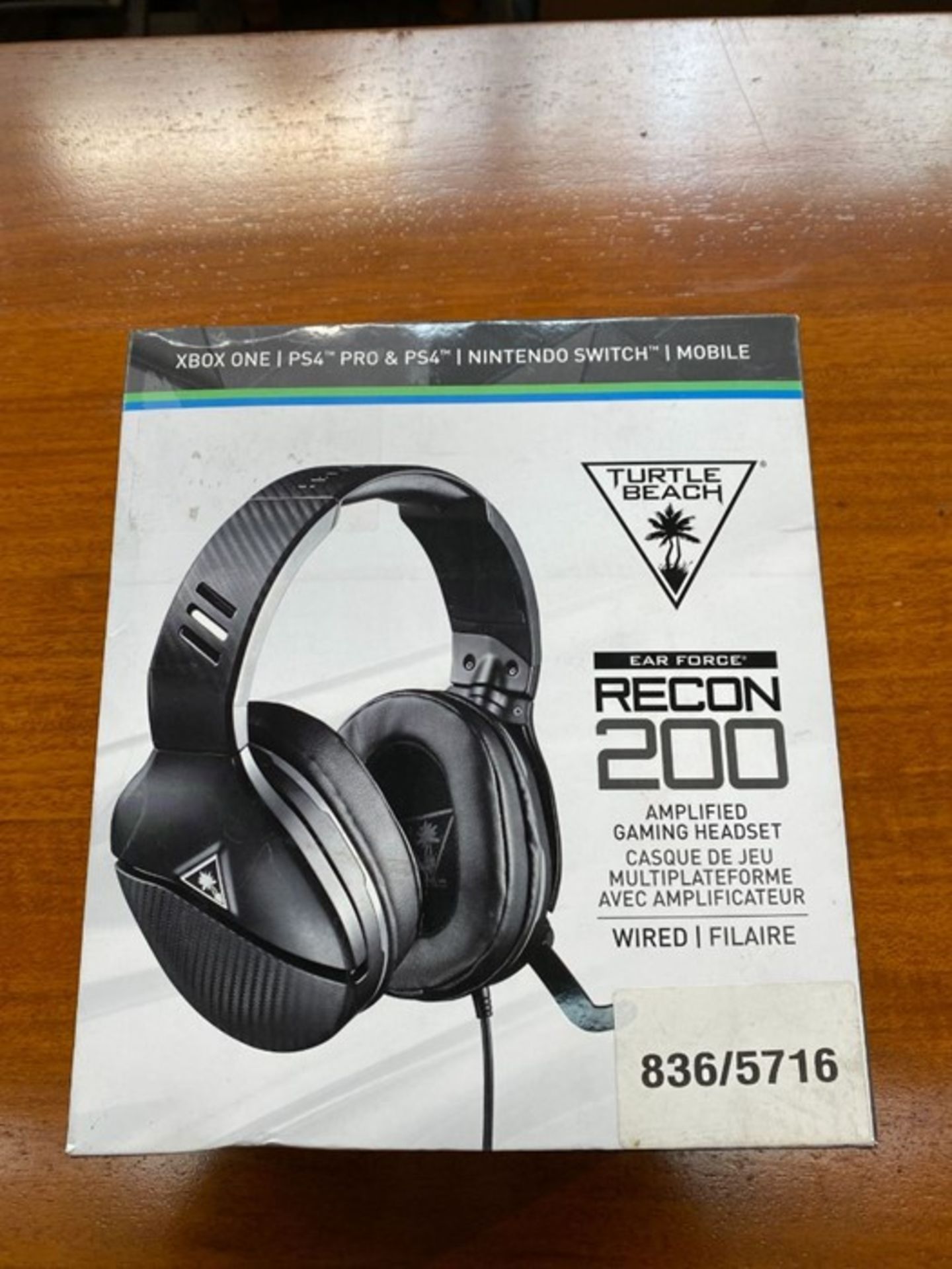 ONE LOT TO CONTAIN ONE BOXED RECON 200 ALL PLATFORM HEADSET UNTESTED CUSTOMER RETURNS