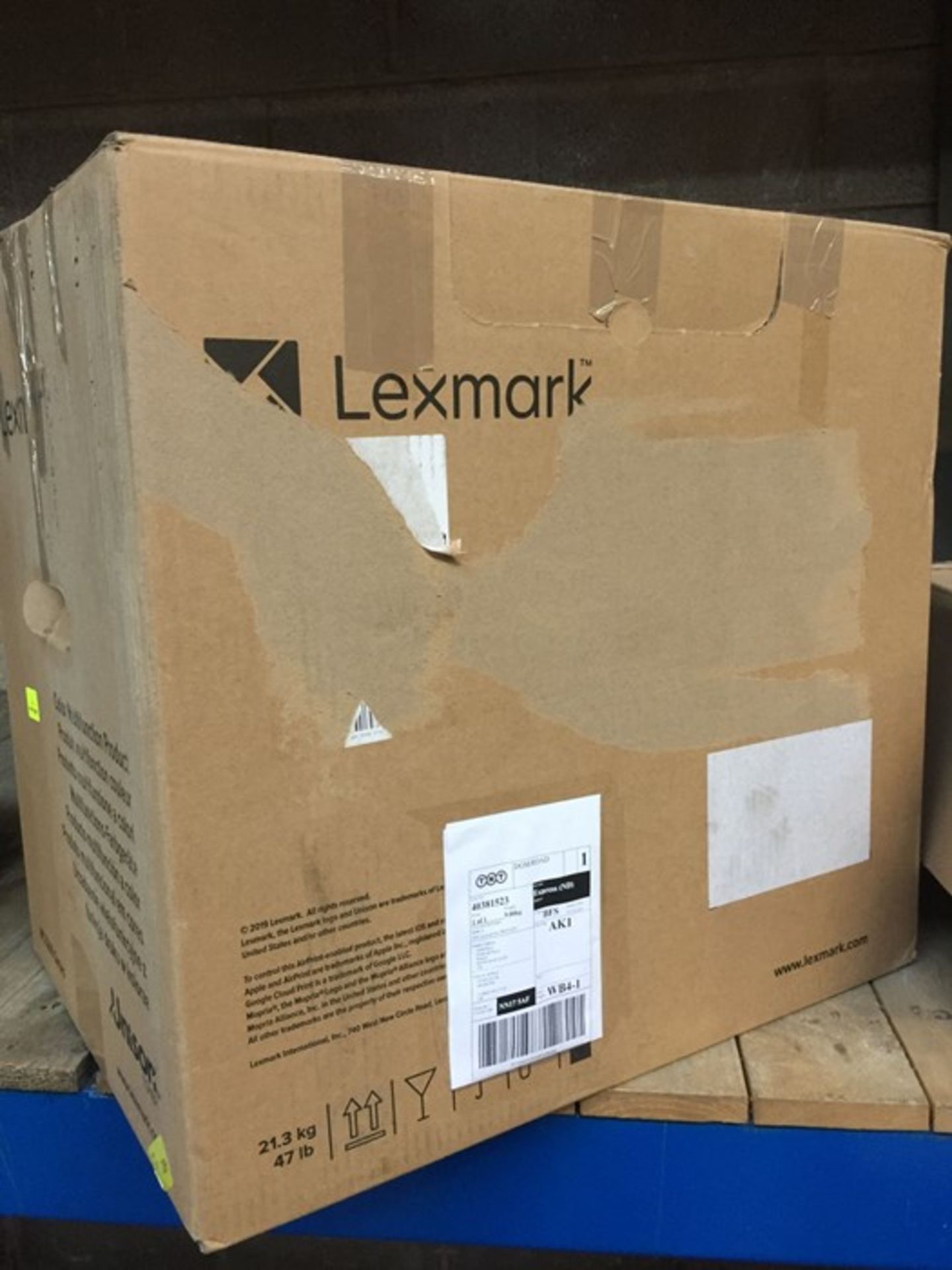 1 LOT TO CONTAIN A BOXED LEXMARK MC3200 SERIES PRINTER WITH COLOUR MULTIFUNCTION - L10
