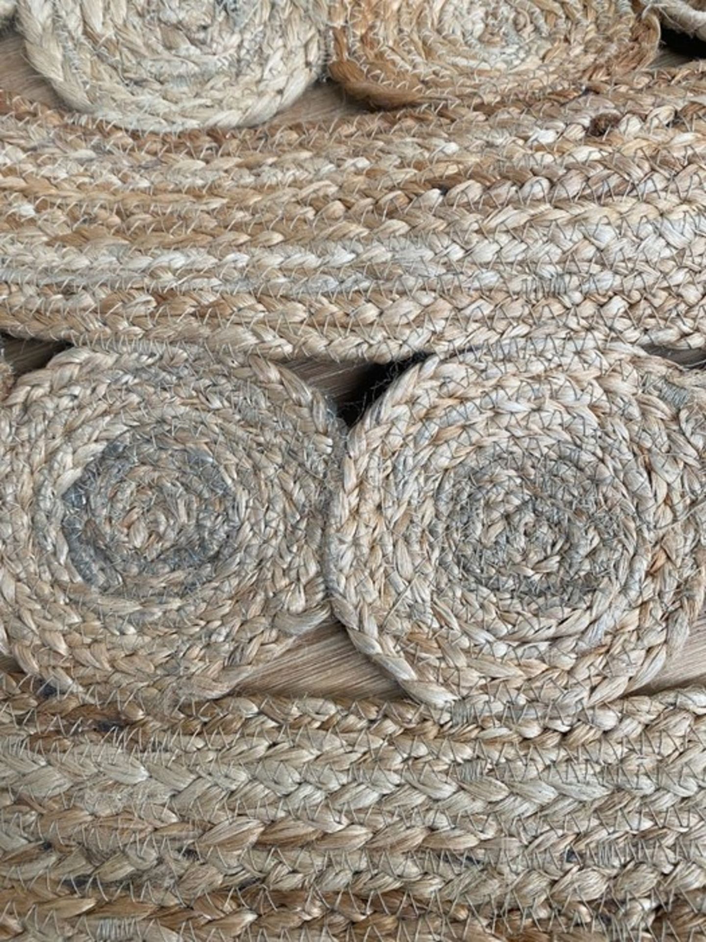 LA REDOUTE AFTAS ROUND JUTE RUG 200CM DIAMETER - Image 2 of 2