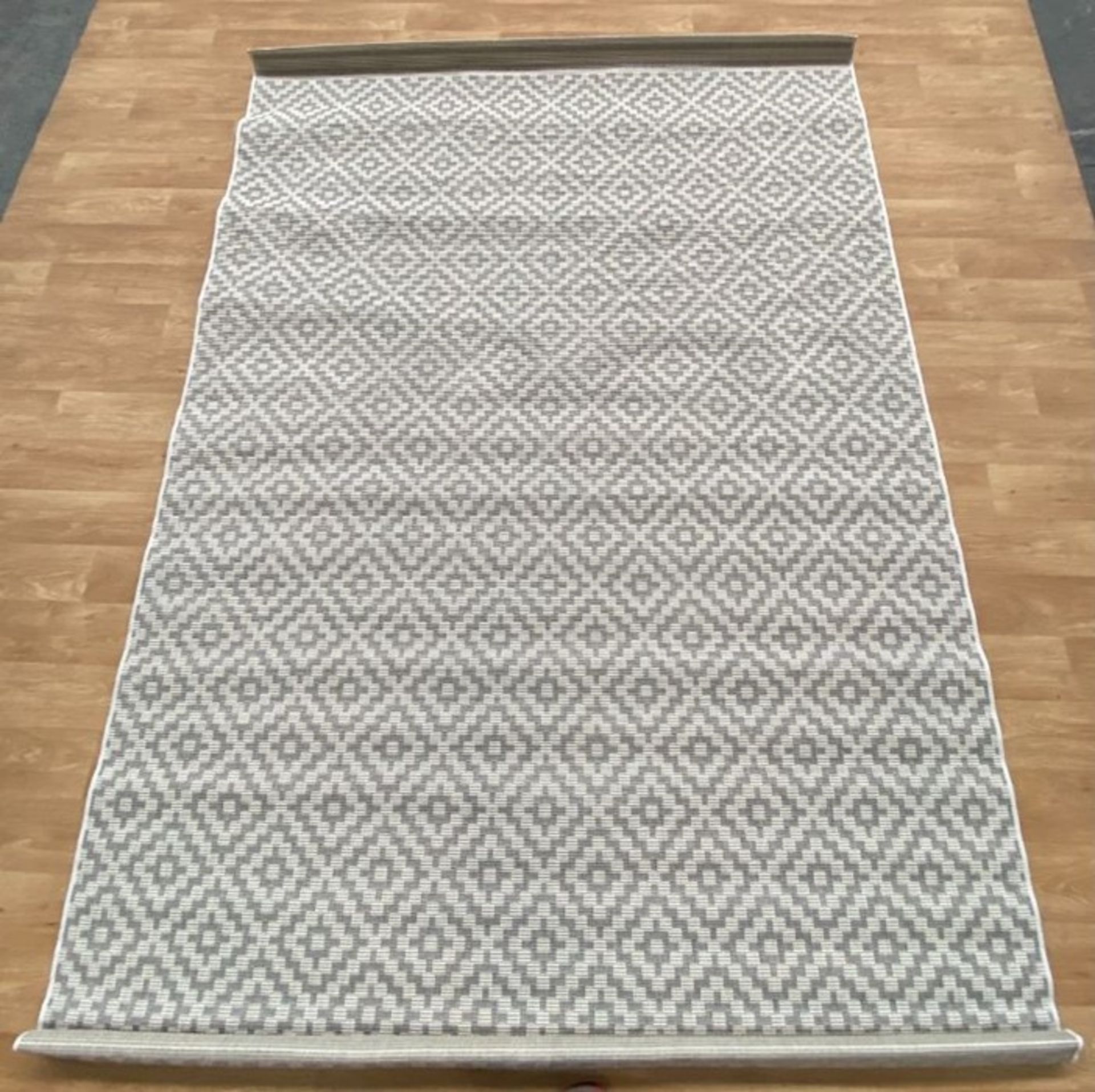 LA REDOUTE AKAR INDOOR/OUTDOOR FLAT WOVEN RUG 200X290CM