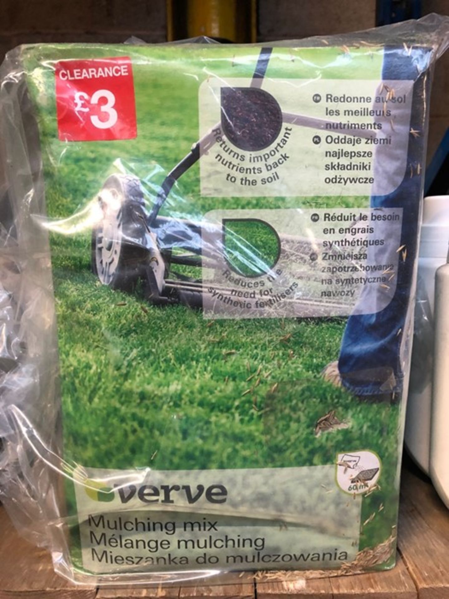 6 X PACKS OF VERVE MULCHING MIX / GRADE A