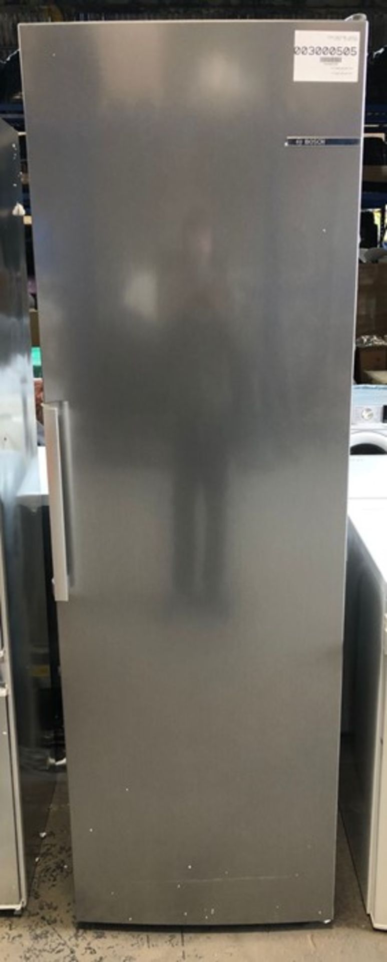 BOSCH SERIE 4 KSV36VLEP FREESTANDING FRIDGE, STEEL EFFECT