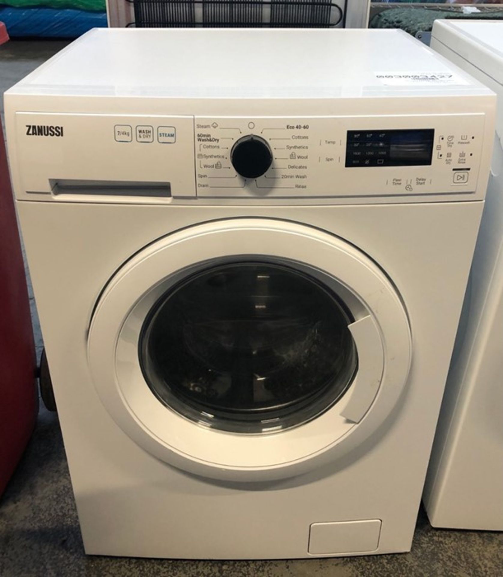 ZANUSSI ZWD76SB4PW FREESTANDING WASHER DRYER