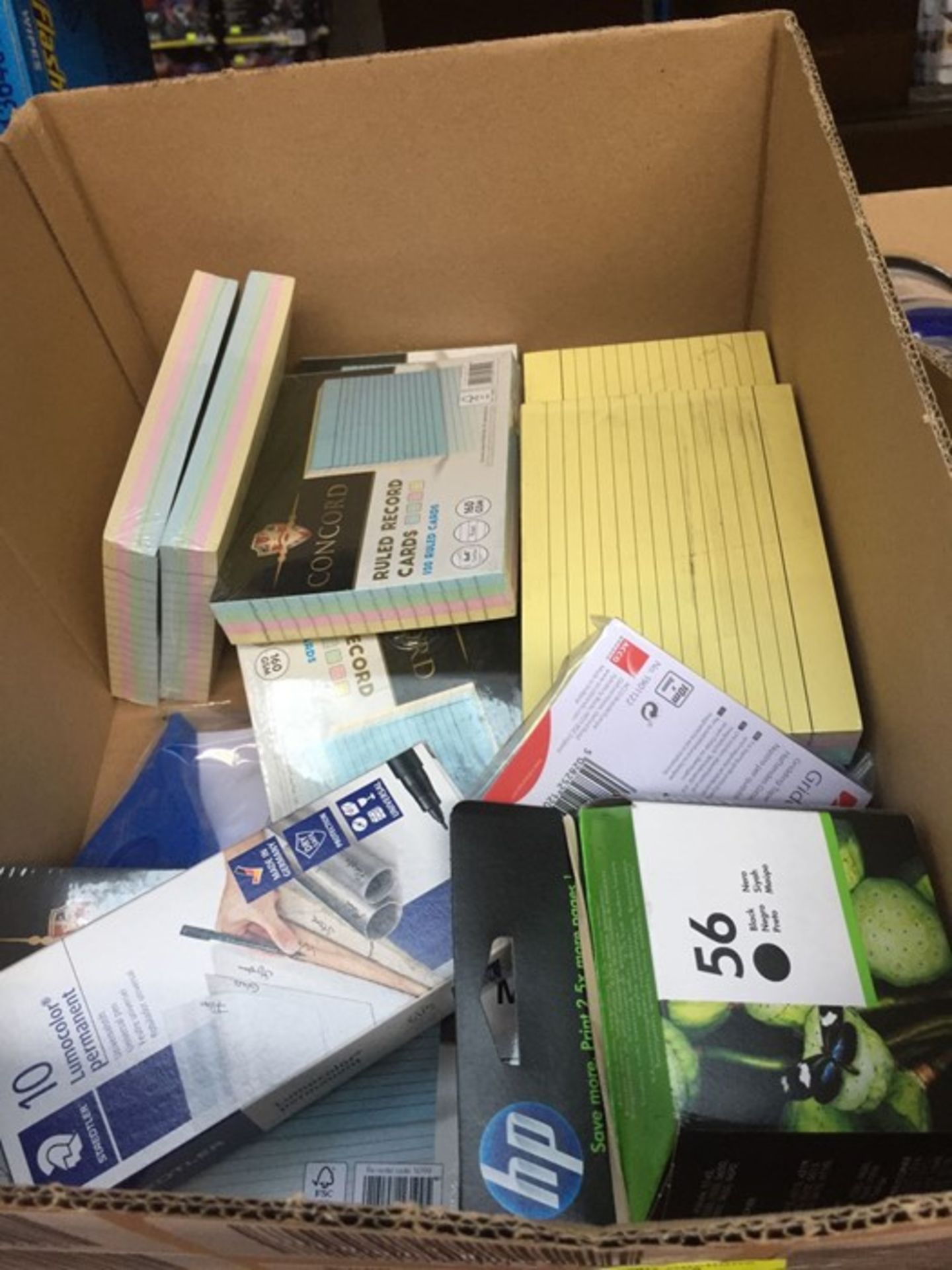 1 LOT TO CONTAIN AN ASSORTMENT OF OFFICE SUPPLIES, ITEMS TO INCLUDE : GRIDDING TAPE, MARKER AND