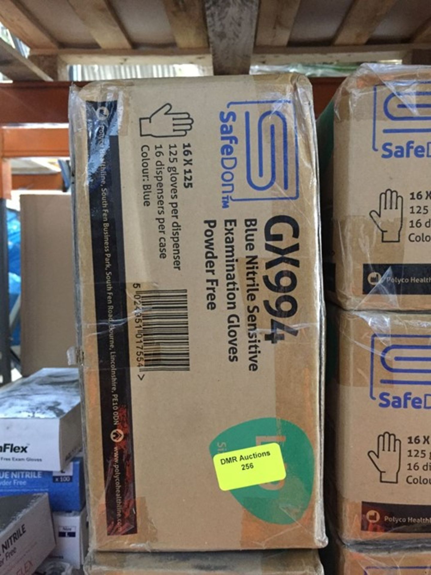 ONE LOT TO CONTAIN A BOX OF SAFEDON GX994 POWDER FREE GLOVES (QTY750 PAIRS PER BOX)