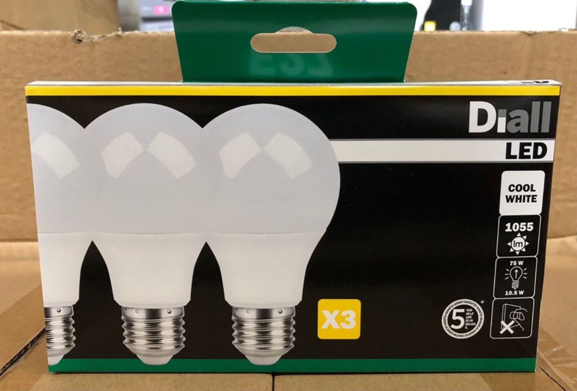 8 X PACKS OF DIALL LED E27 GLS LED LIGHT BULKS (3 BULBS PER PACK) / AS NEW