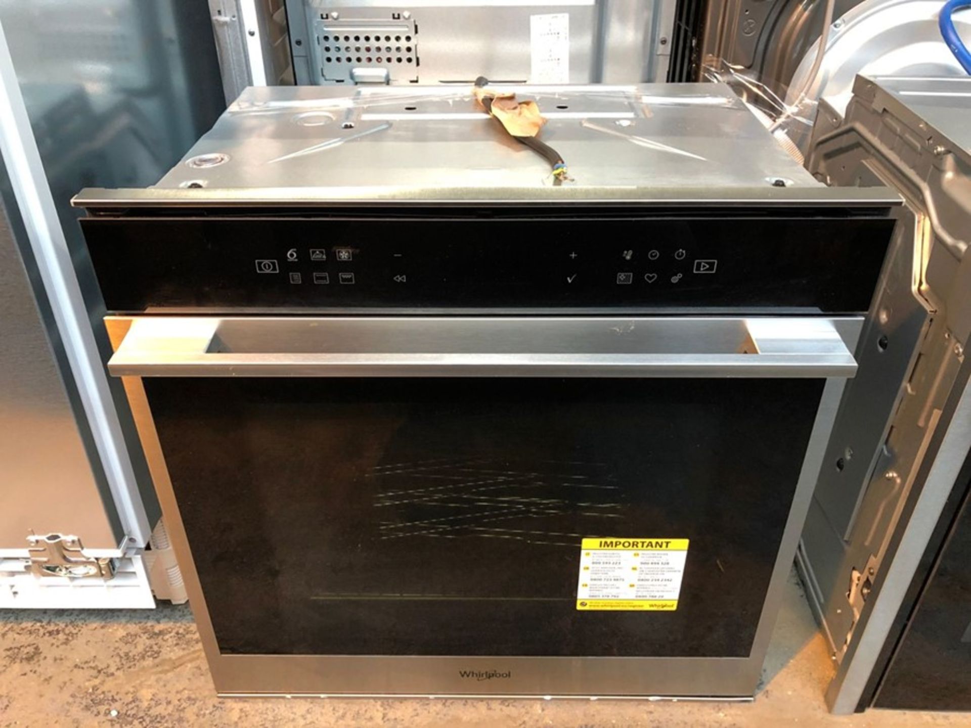 WHIRLPOOL W7OM44BPS1P SINGLE BUILT-IN ELECTRIC OVEN