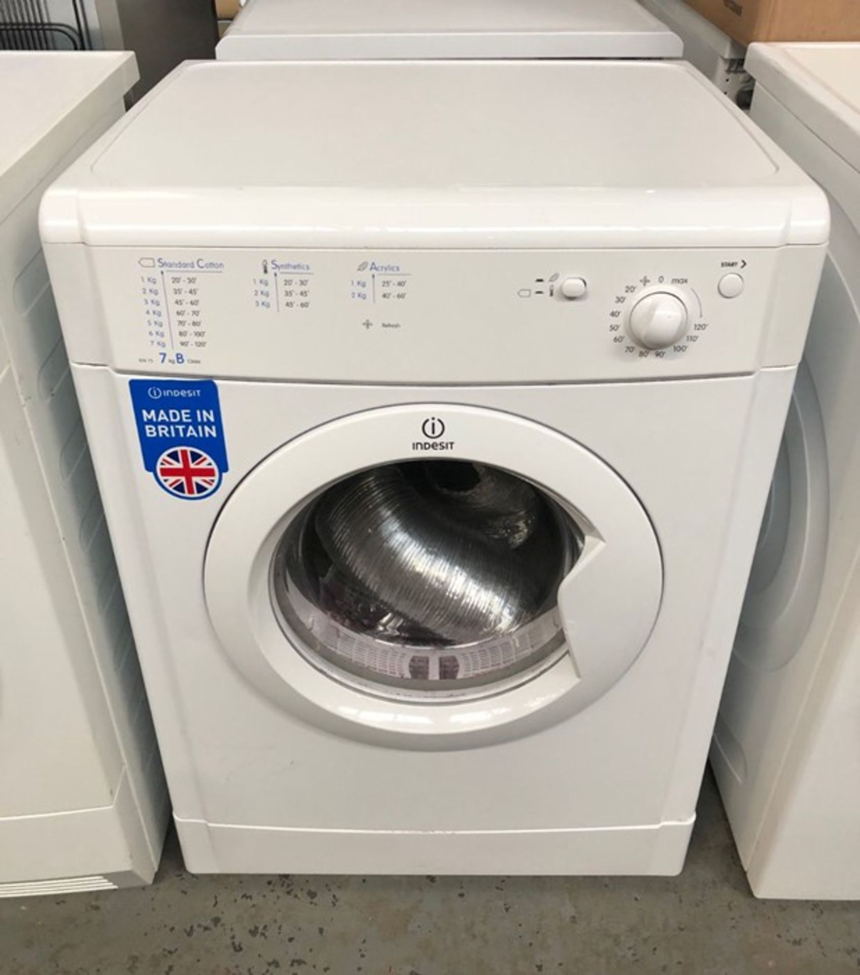 INDESIT IDV75 ECOTIME VENTED TUMBLE DRYER