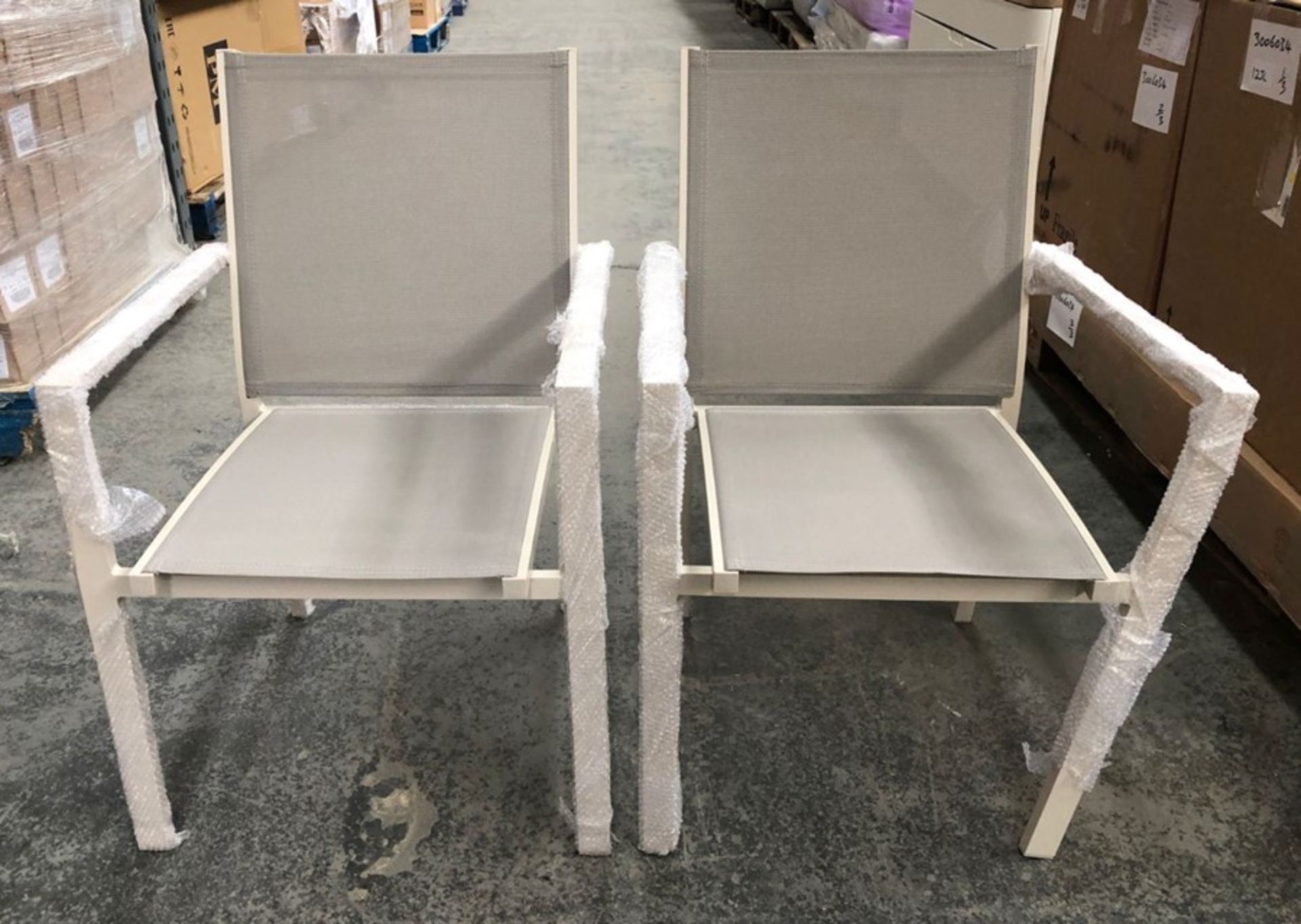 2 X JOHN LEWIS MIAMI GARDEN DINING CHAIRS - Image 2 of 2