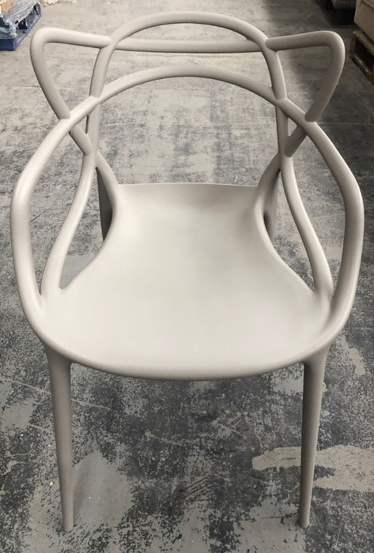 PHILIPPE STARCK FOR KARTELL MASTERS CHAIR - GREY