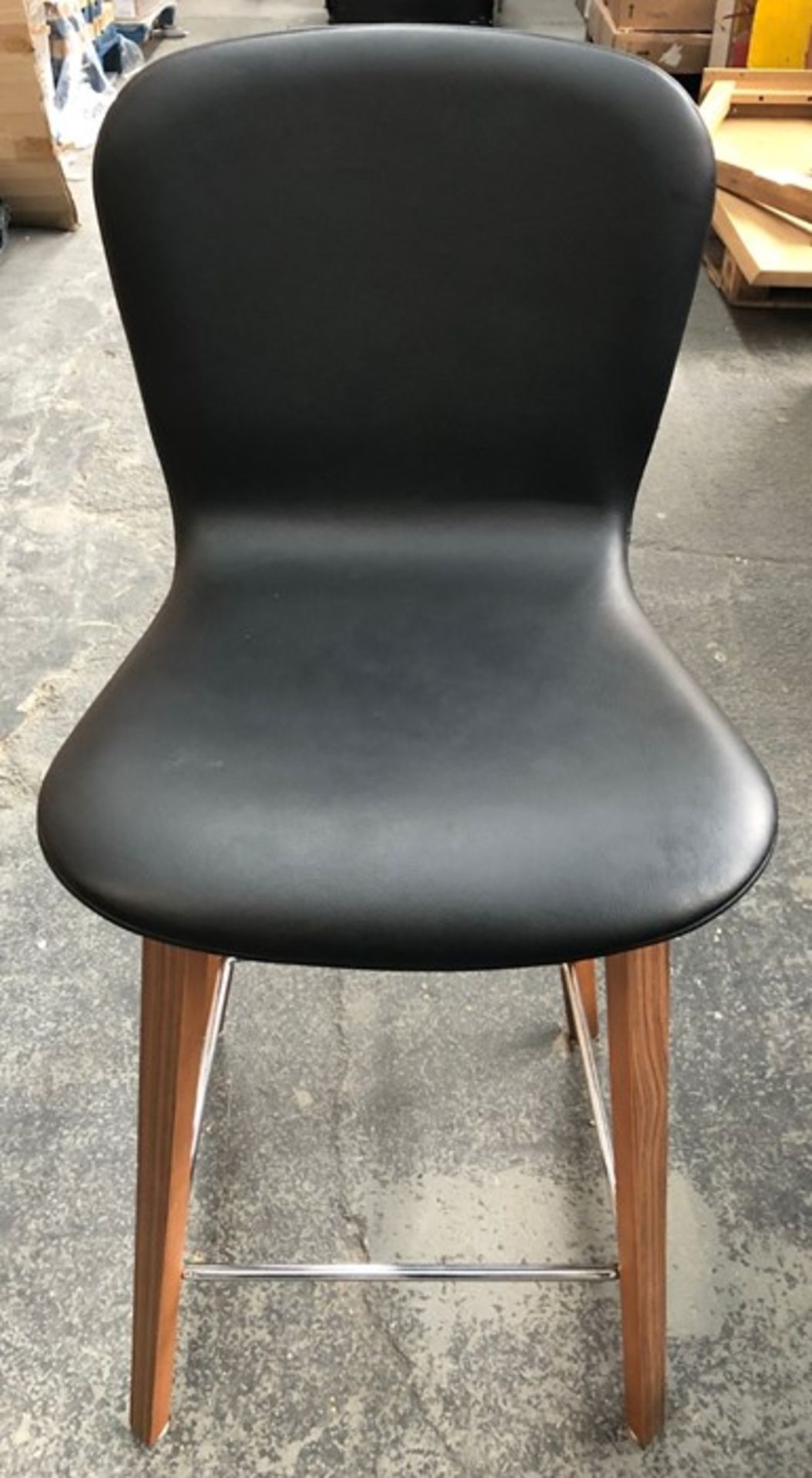 JOHN LEWIS KASPER LEATHER BAR CHAIR