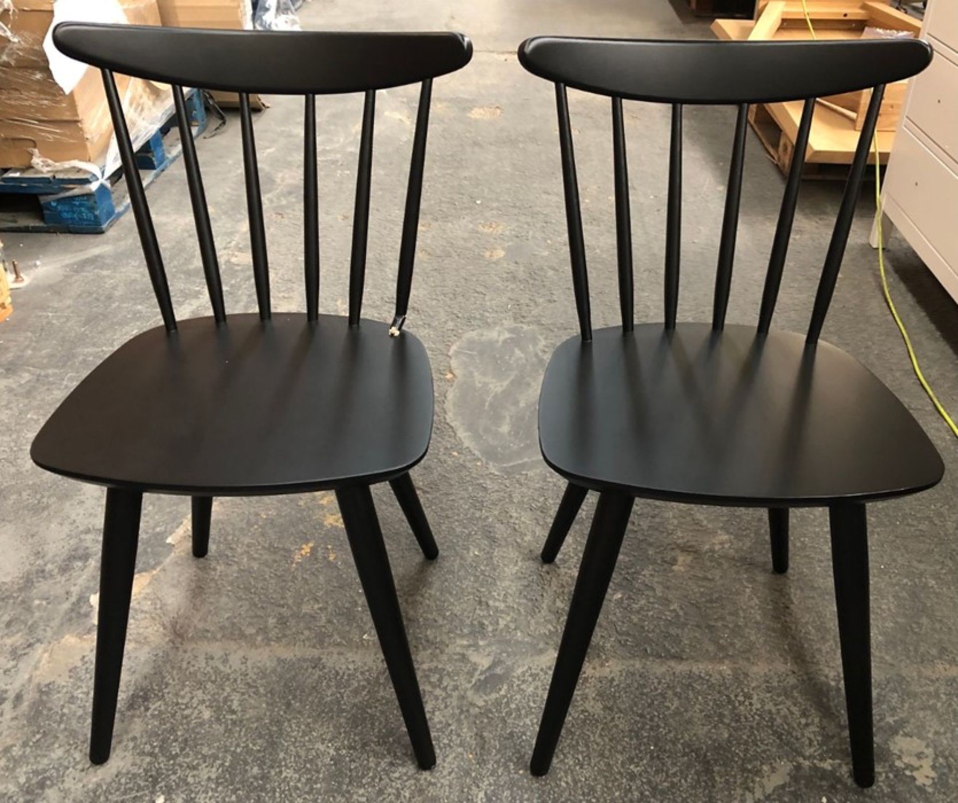 2 x JOHN LEWIS SPINDLE DINING CHAIRS