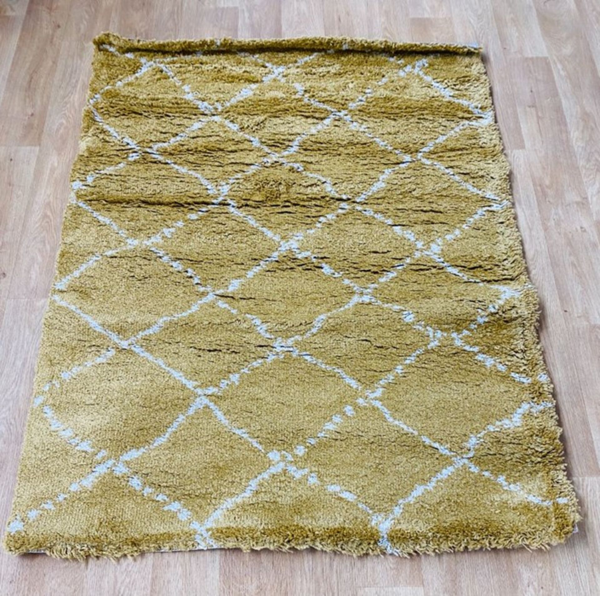 LA REDOUTE BERBER STYLE RUG - YELLOW 120X170CM