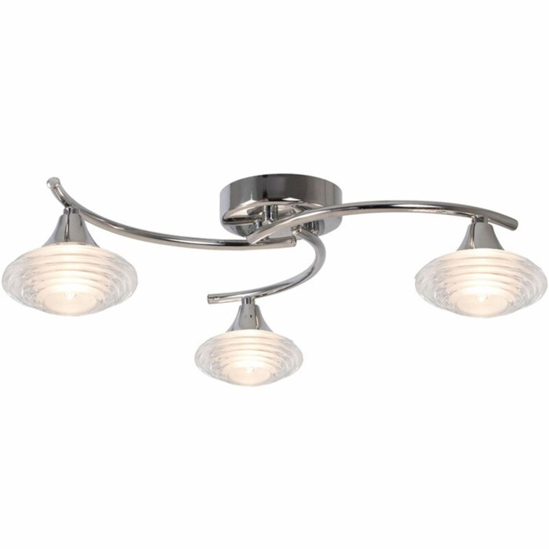 FERNDOWN 3-LIGHT SEMI FLUSH MOUNT BY CLASSICLIVING