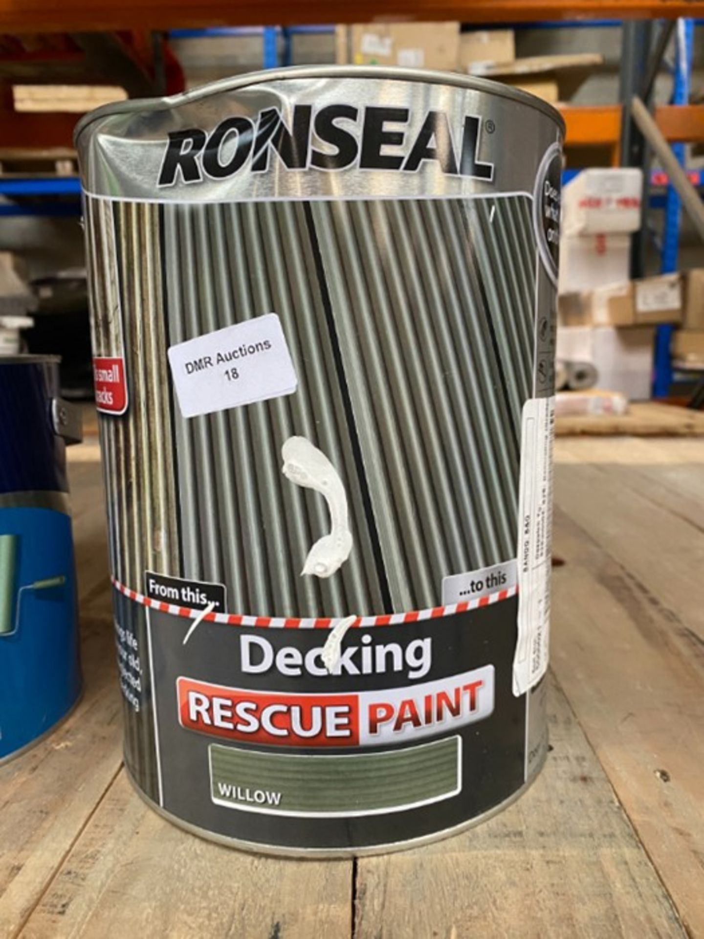 1 LOT TO CONTAIN 5L RONSEAL WILLOW DECKING RESCUE PAINT