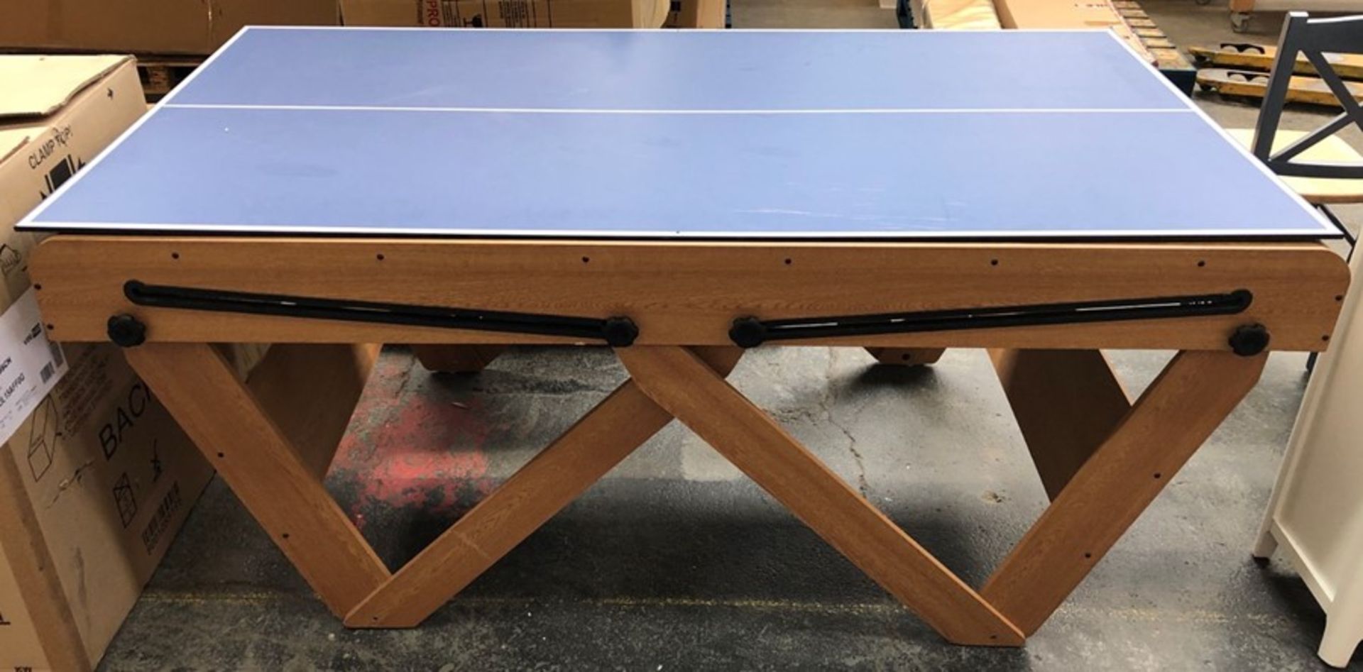 BCE 6FT DELUXE POOL AND TABLE TENNIS TABLE