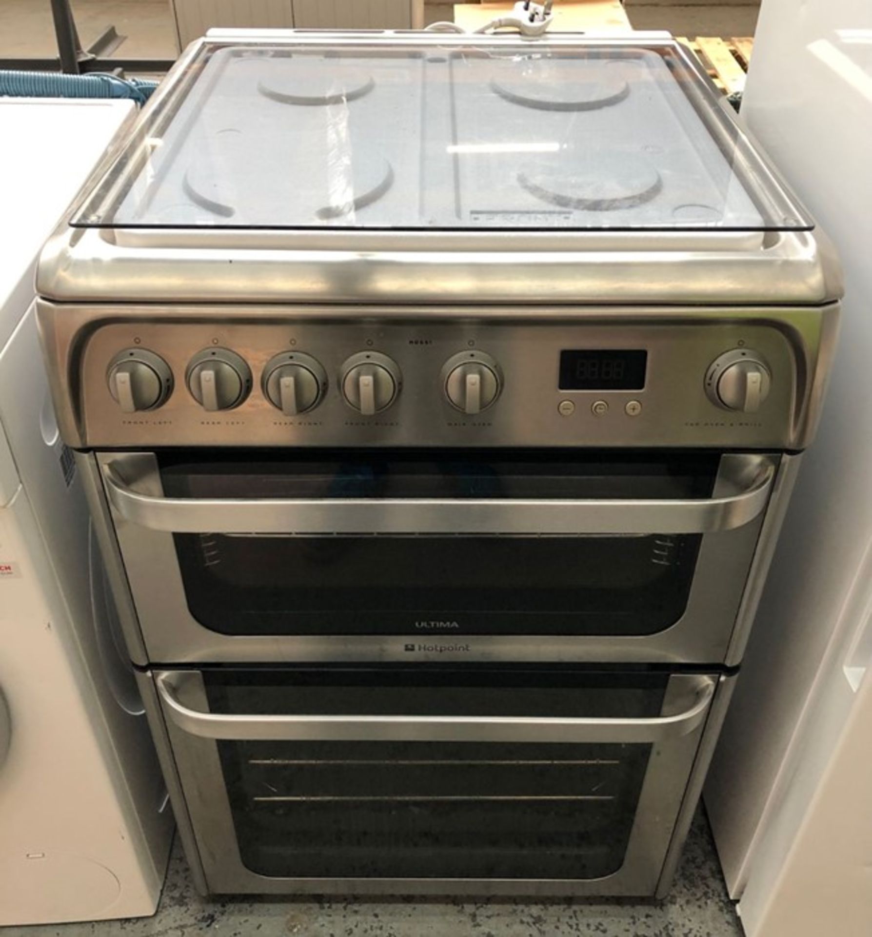 HOTPOINT HUG61X ULTIMA GAS COOKER, STAINLESS STEEL