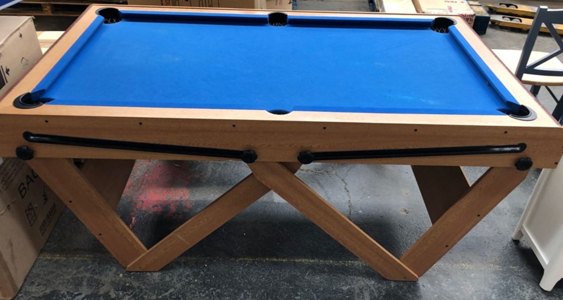 BCE 6FT DELUXE POOL AND TABLE TENNIS TABLE - Image 2 of 6