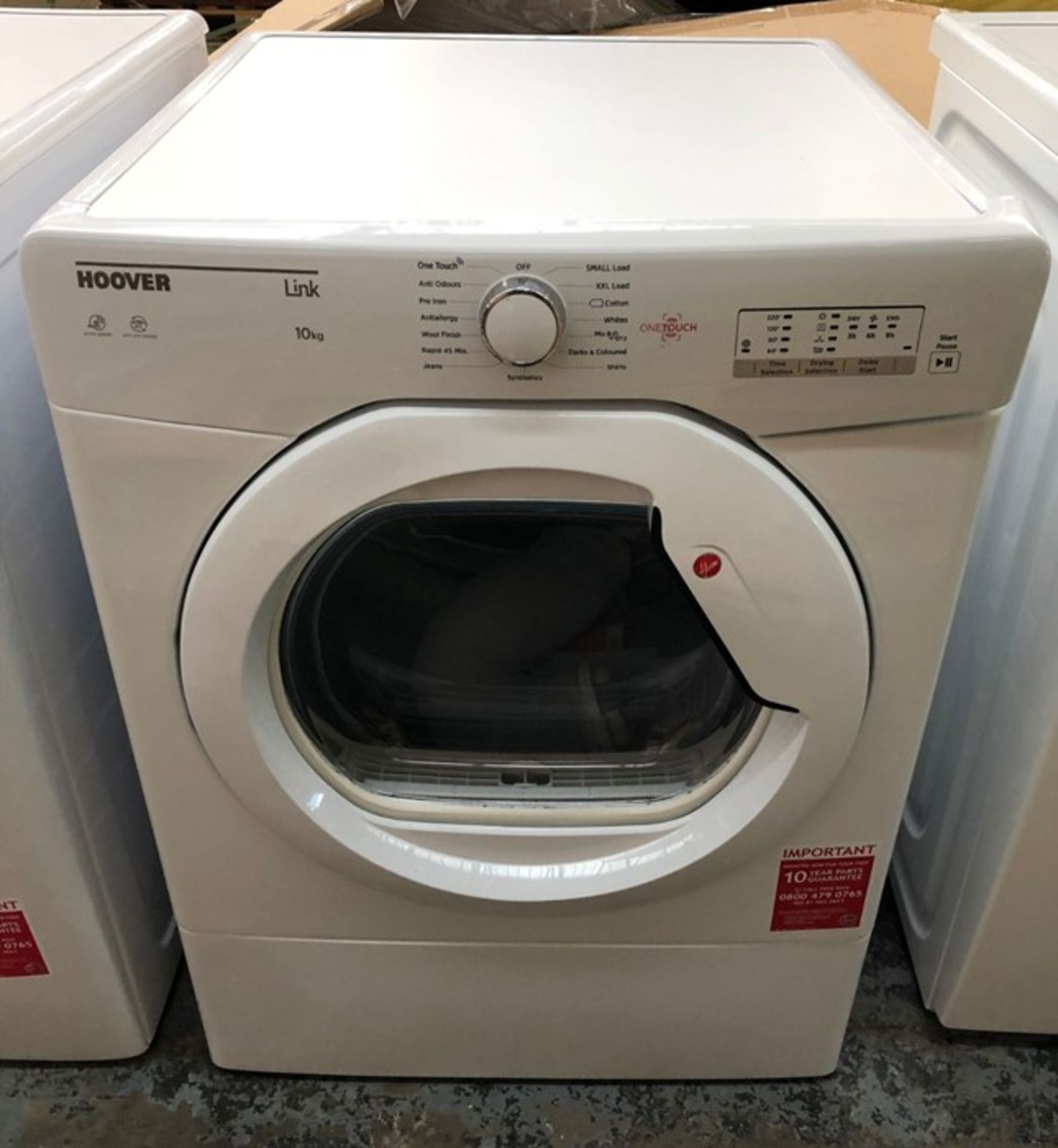 HOOVER HLV10LG VENTED TUMBLE DRYER