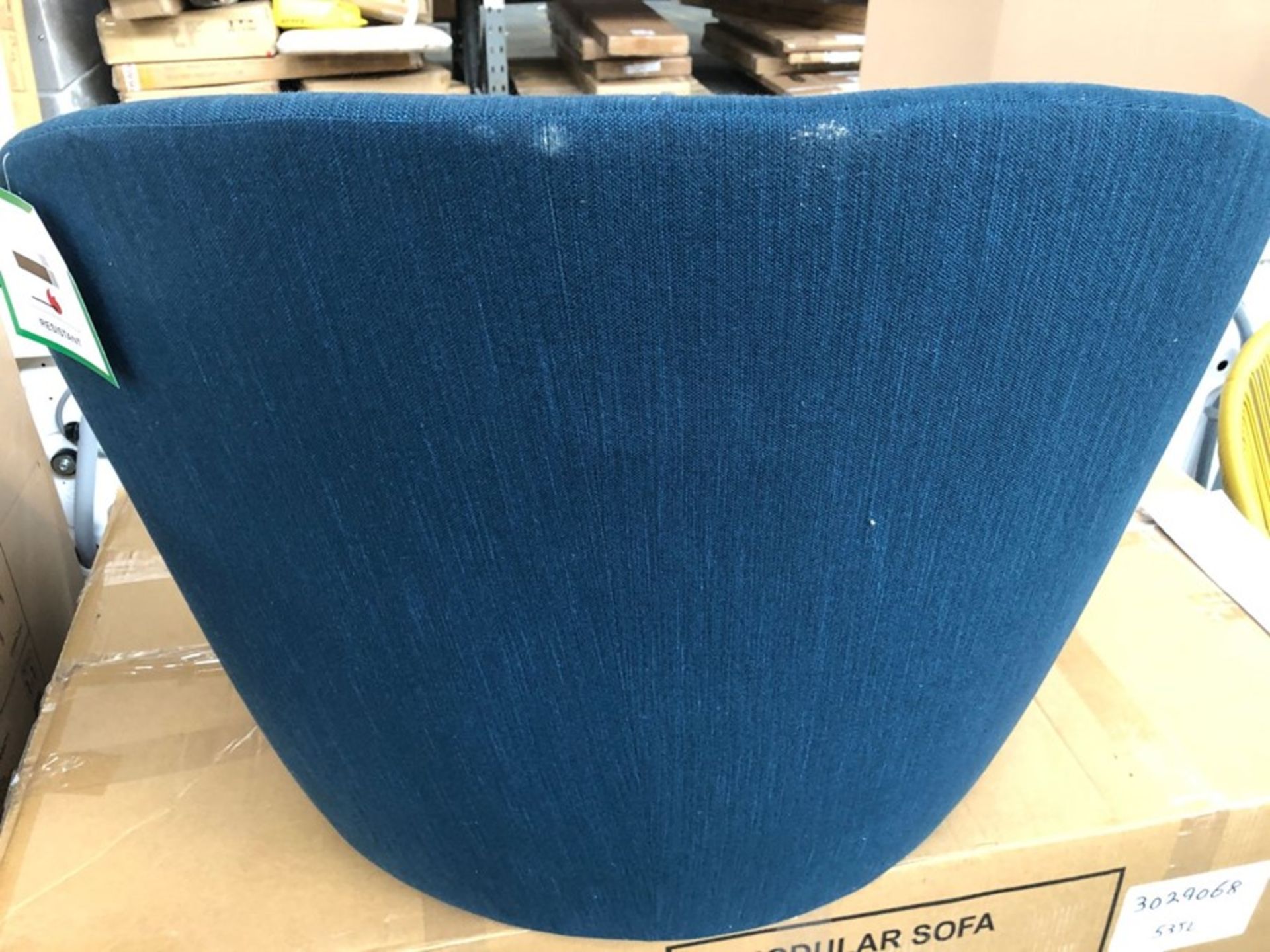 JOHN LEWIS ARCH ARMCHAIR - TOPAZ NAVY - Image 3 of 5