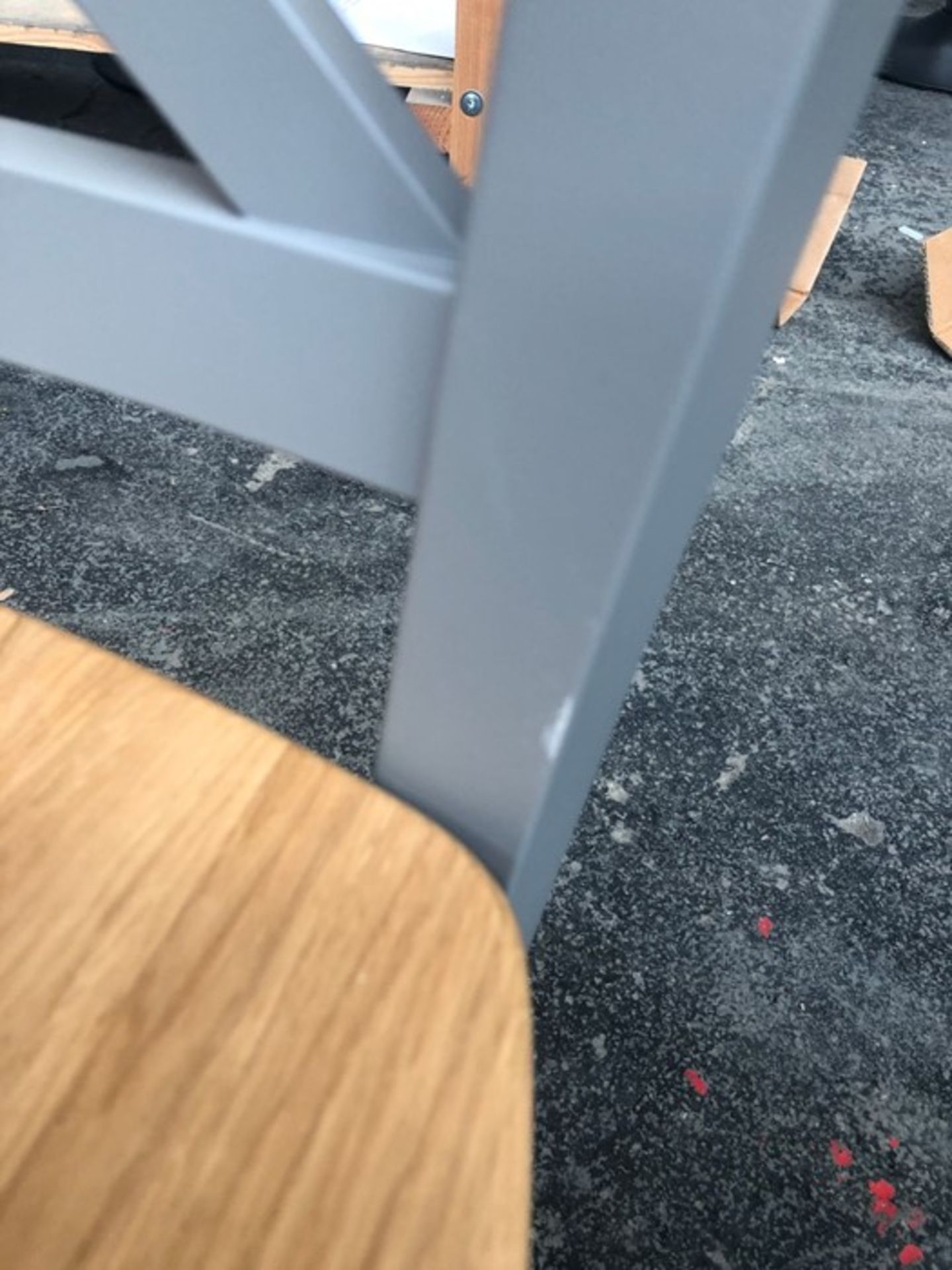 2 x JOHN LEWIS CLAYTON DINING CHAIRS - GREY - Image 3 of 3