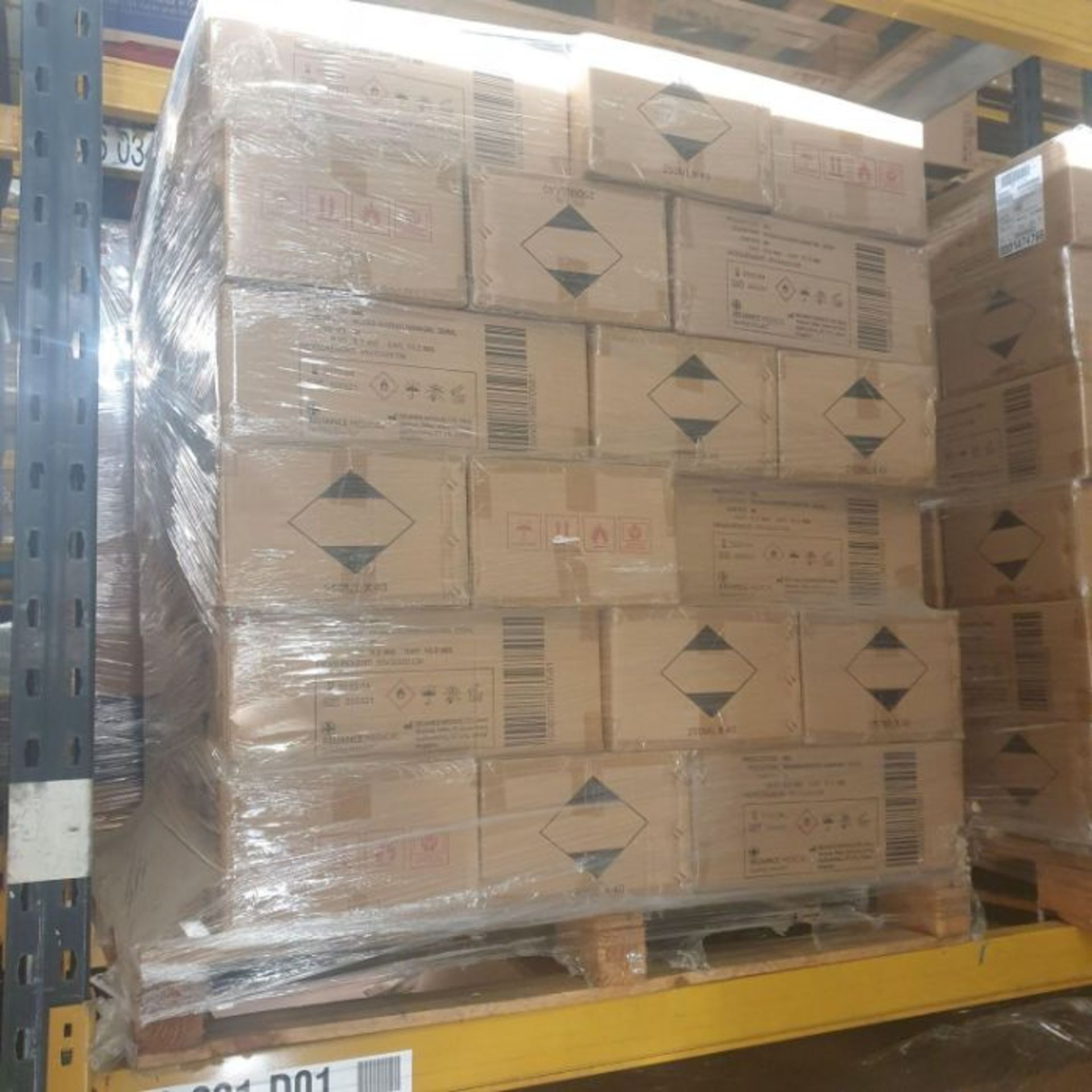 1 BULK PALLET TO CONTAIN 36 BOXES OF RELISAN 70% ALCOHOL HAND GEL, 500ML BOTTLES, 20 BOTTLES PER