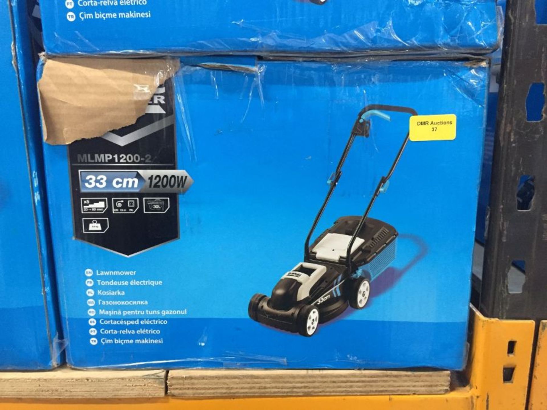 1 X MAC ALLISTER MLMP1200-2 CORDED PUSH LAWNMOWER (UNTESTED CUSTOMER RETURNS) RRP £60.00