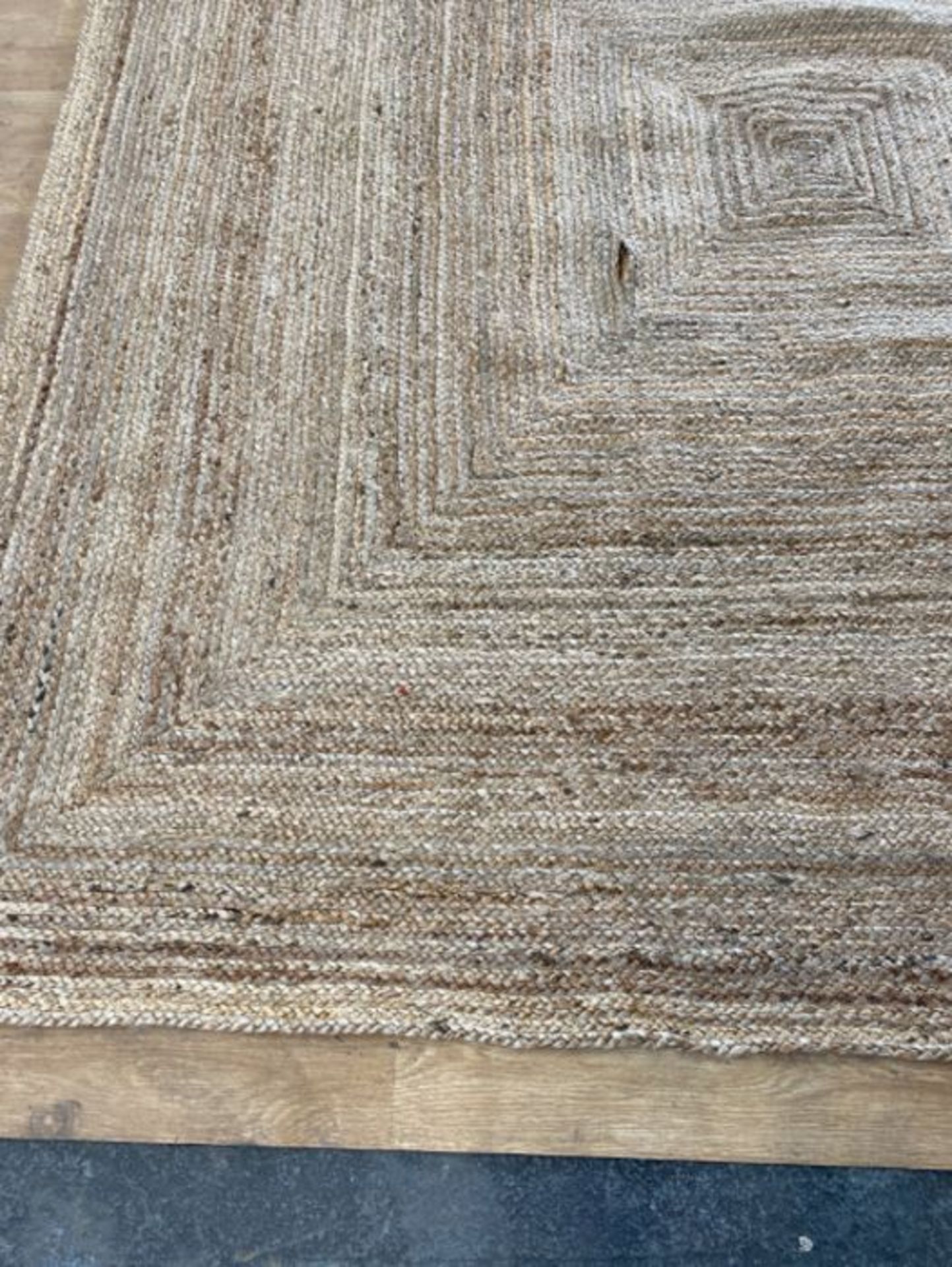 LA REDOUTE HEMPY SQUARE JUTE RUG (250X250) - Image 2 of 3