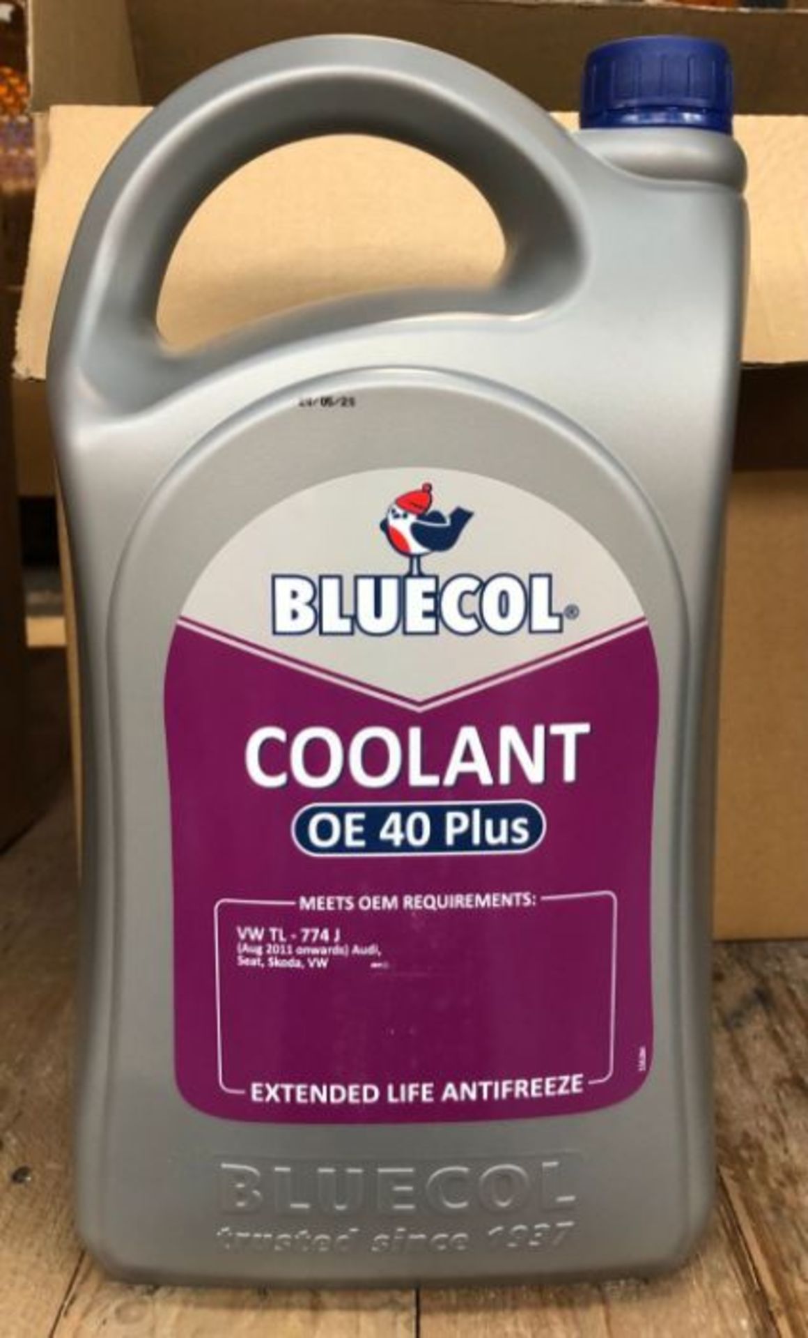 4 X BOTTLES OF BLUECOL COOLANT OE 40 PLUS, EXTENDED LIFE ANTIFREEZE - 5ltr PER BOTTLE / COMBINED RRP